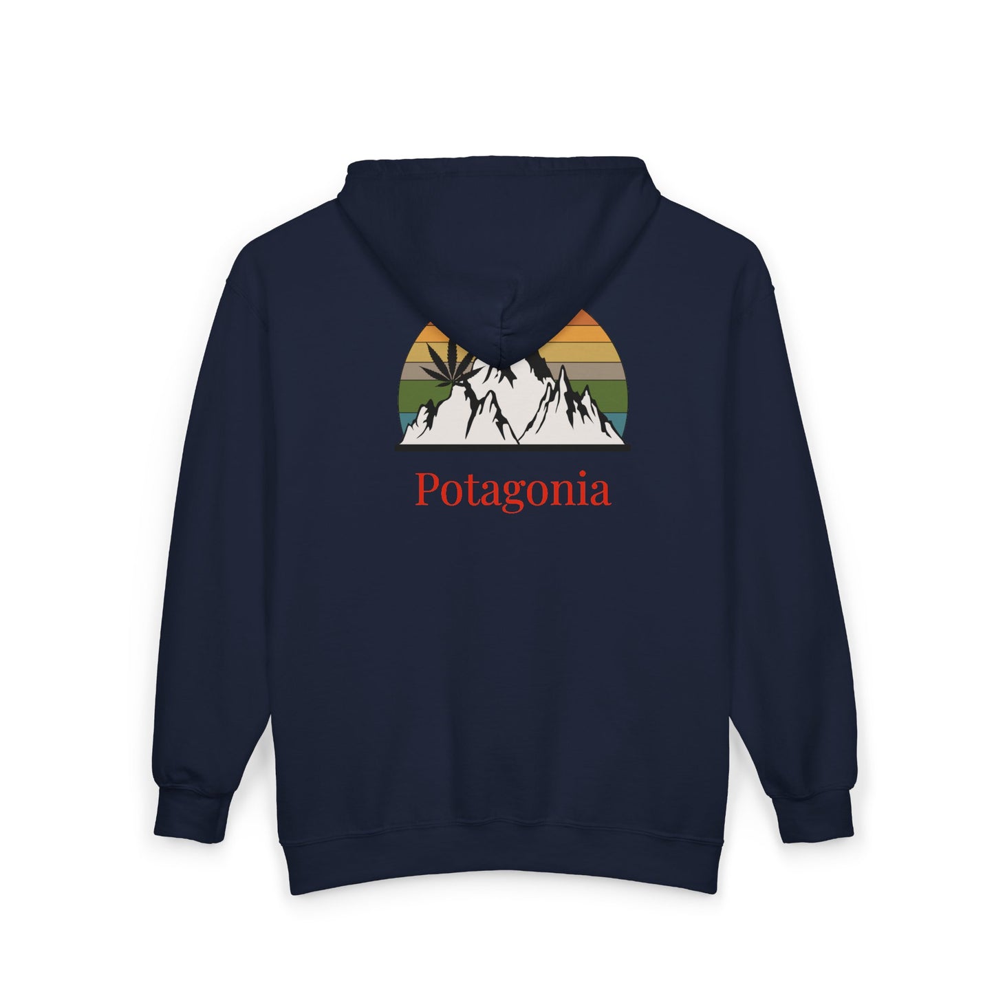 Potagonia Hooded Sweatshirt  Mountain Top Unisex Heavy Blend™ Full Zip Hooded Sweatshirt