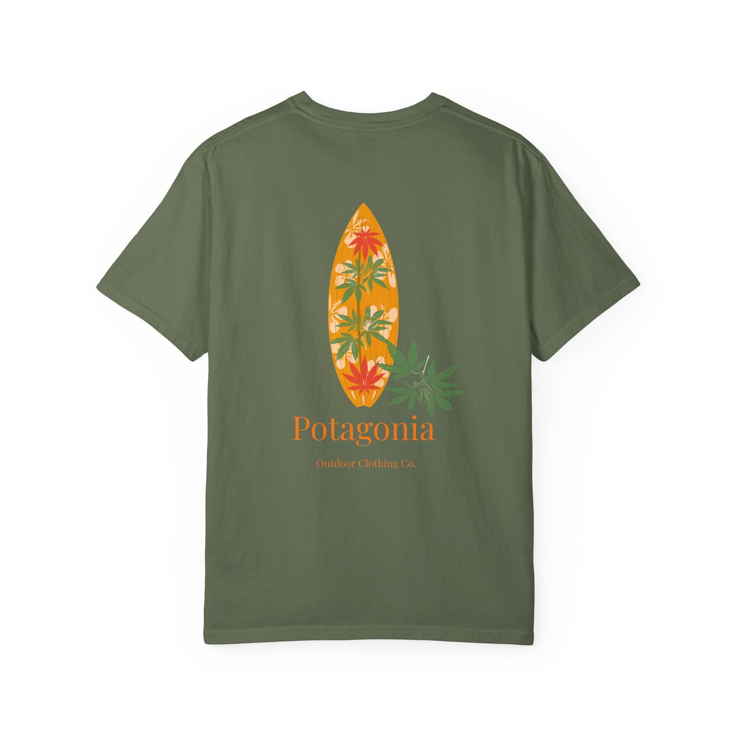 Potagonia Rung-Spun The Drew  Cotten Garment-Dyed T-shirt