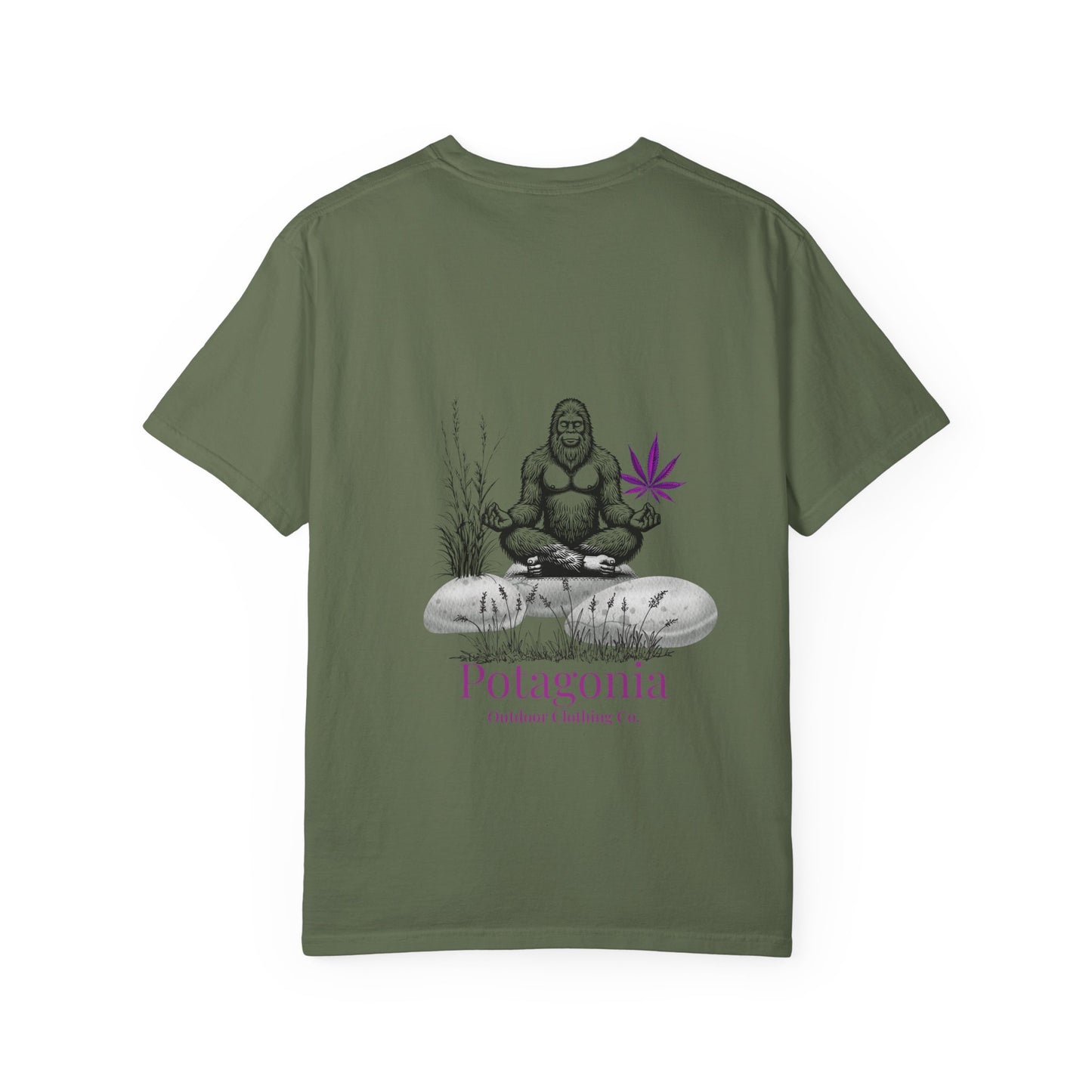 Potagonia Rung-Spun Cotton Unisex Yoga Meh-Teh Garment-Dyed T-shirt