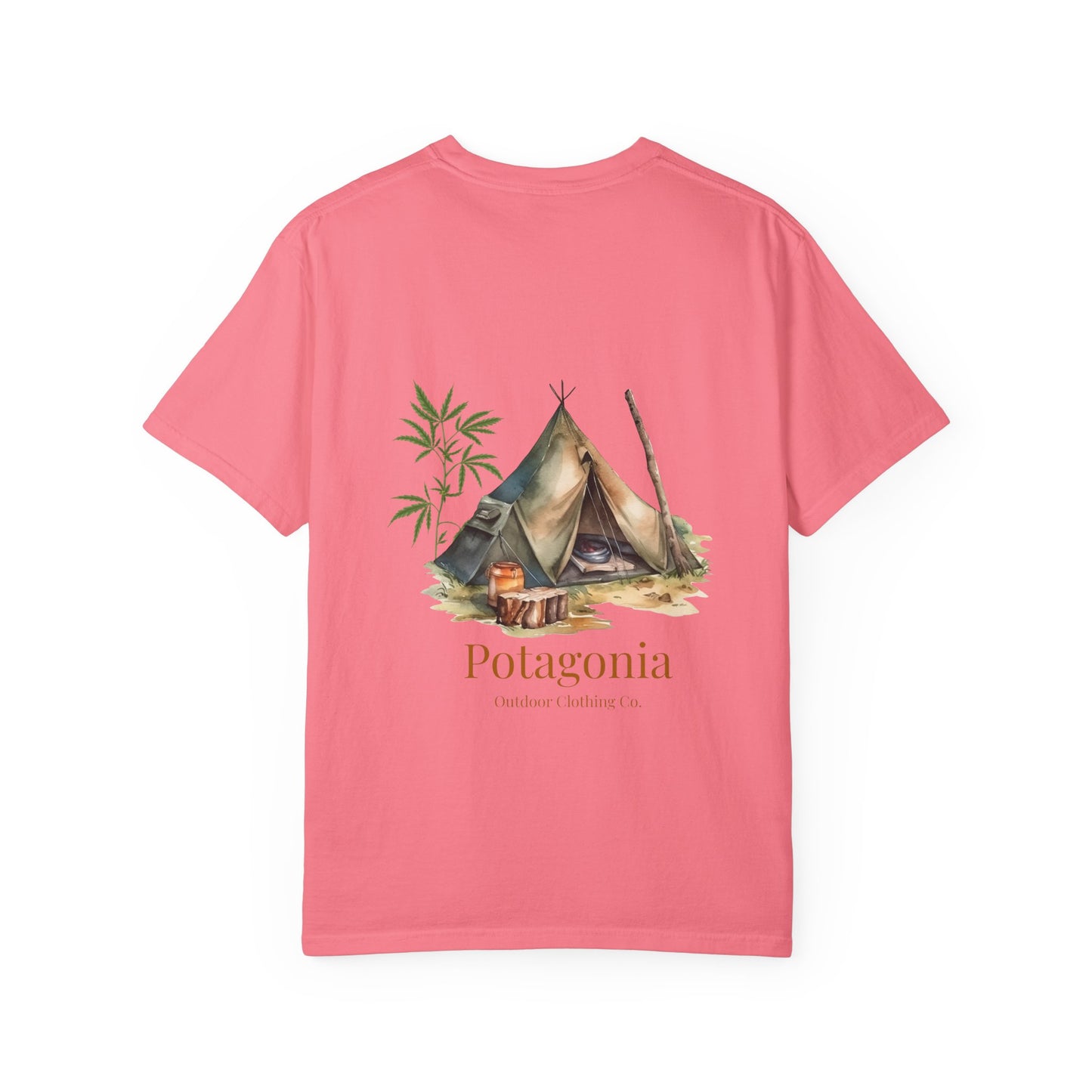 Potagonia Rung-Spun The Tent Cotton Unisex Garment-Dyed T-shirt