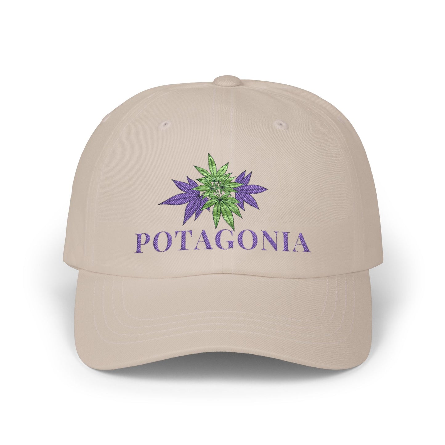 Potagonia Classic Purple Weed Dad Cap