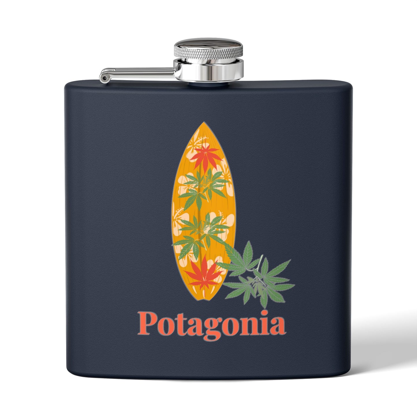 Potagonia Stainless Steel The Drew flask, 6oz