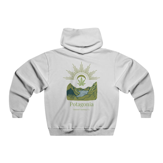 Potagonia Hooded Green Fields Sweatshirt Men's NUBLEND® Hooded Sweatshirt