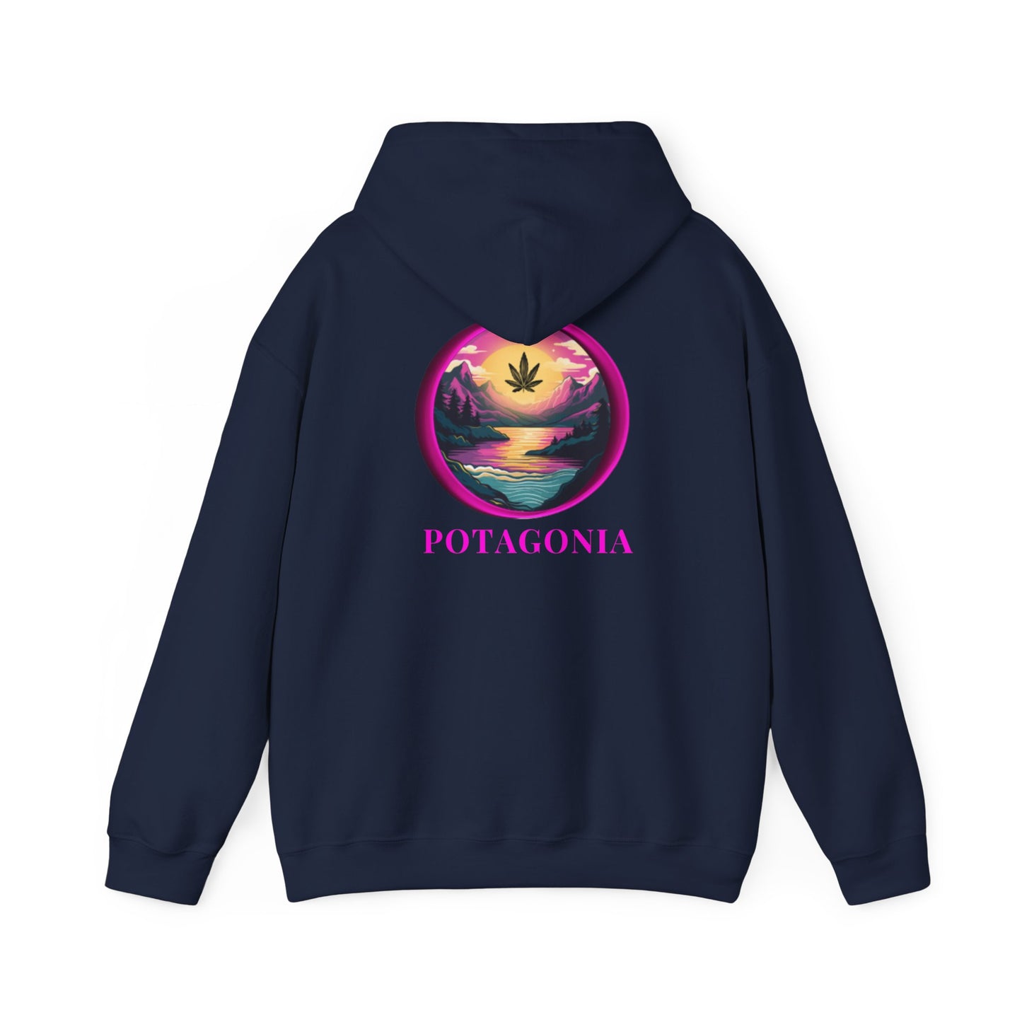 Potagonia Big Ass Campfire Hooded Pink Moon Sweatshirt