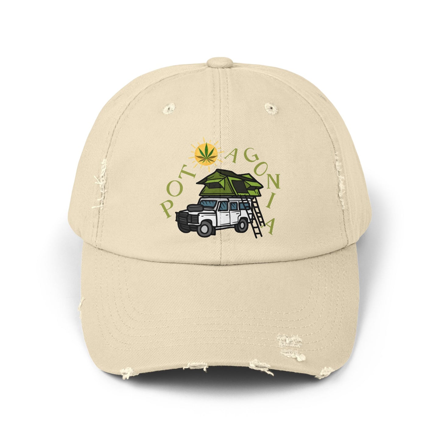 Potagonia Girl Jeep Unisex Distressed Cap