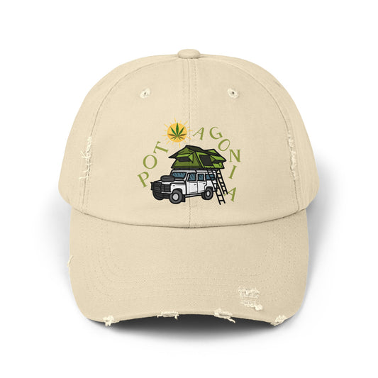 Potagonia Girl Jeep Unisex Distressed Cap