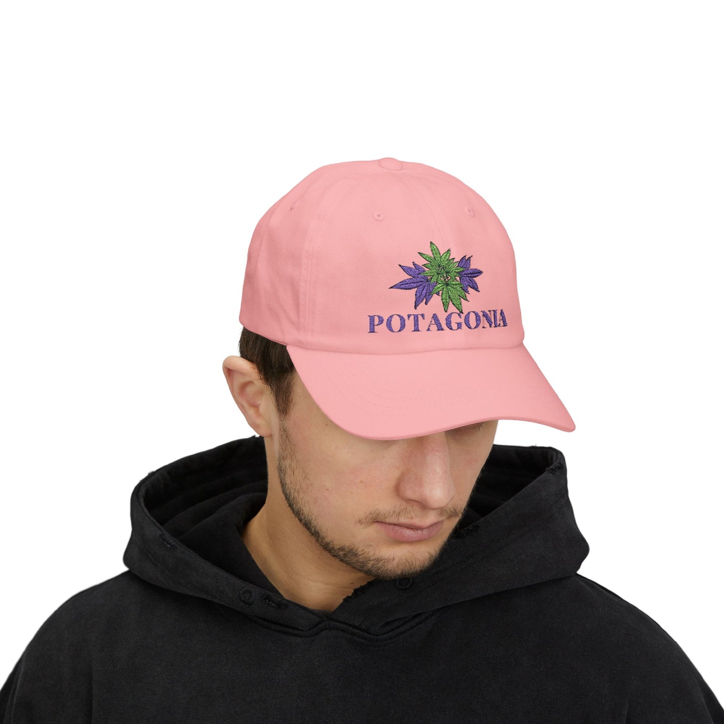 Potagonia Classic Purple Weed Dad Cap