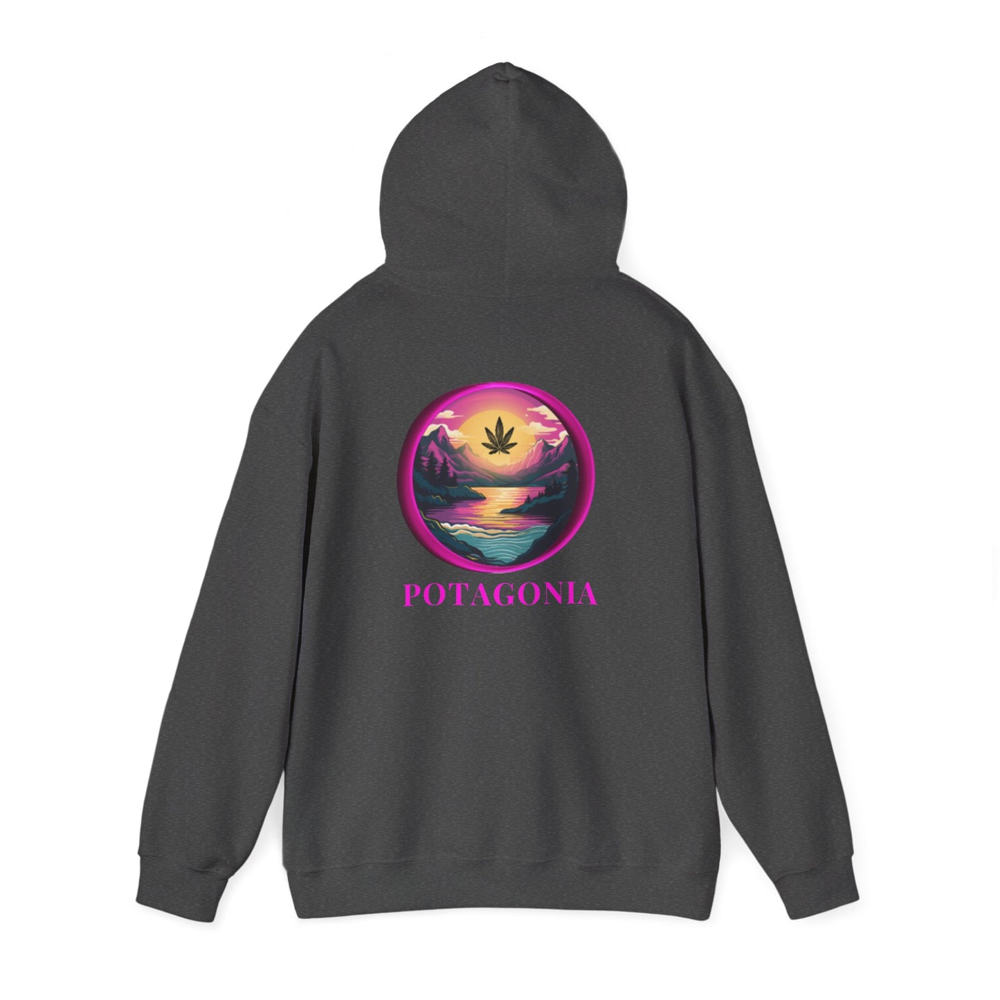 Potagonia Big Ass Campfire Hooded Pink Moon Sweatshirt