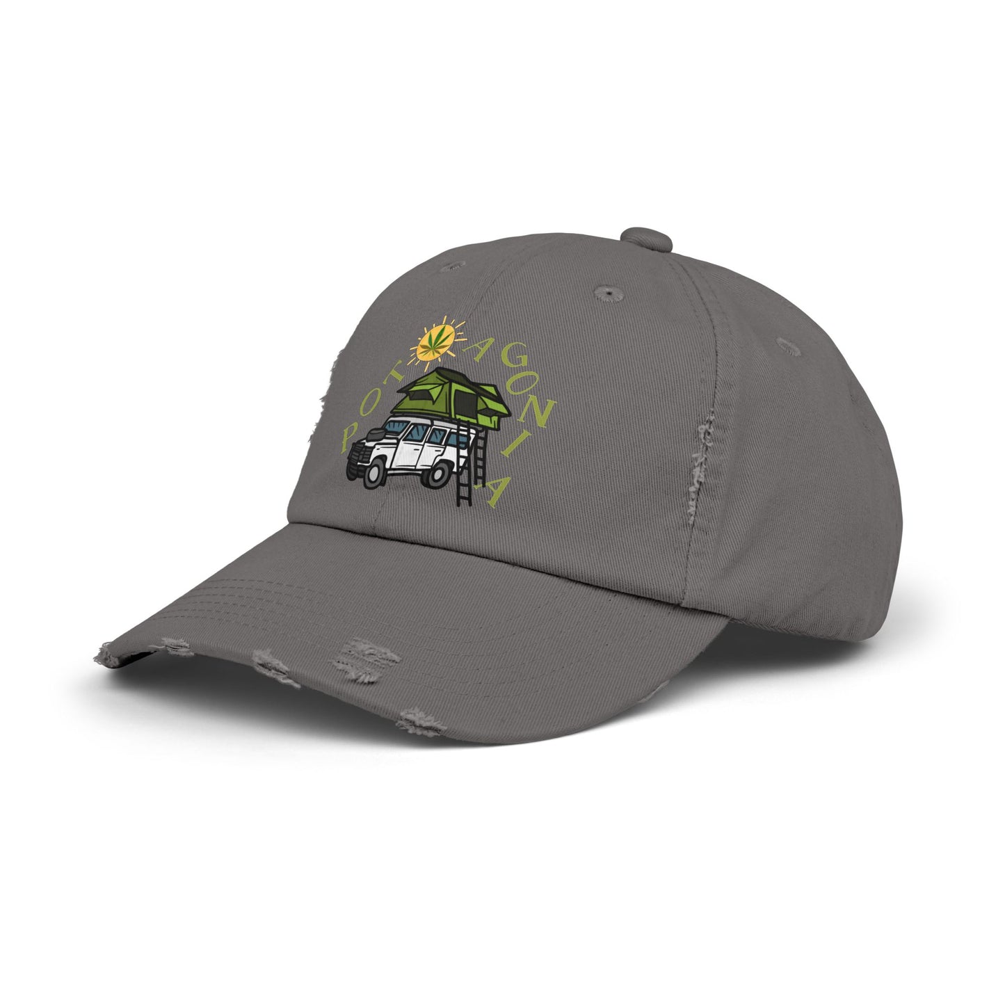 Potagonia Girl Jeep Unisex Distressed Cap