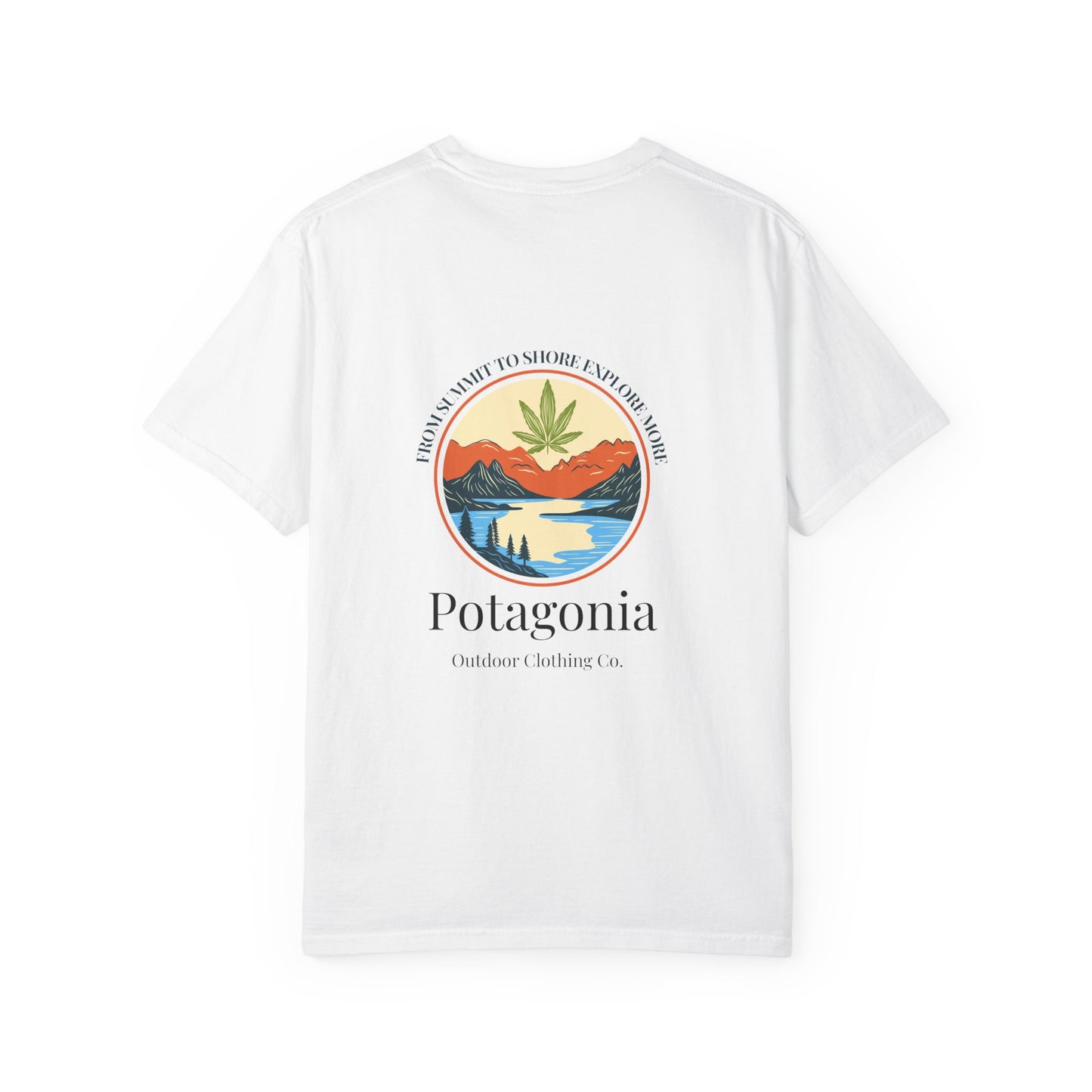 Potagonia Rung-Spun  Cotton Moon Lit Unisex Garment-Dyed T-shirt