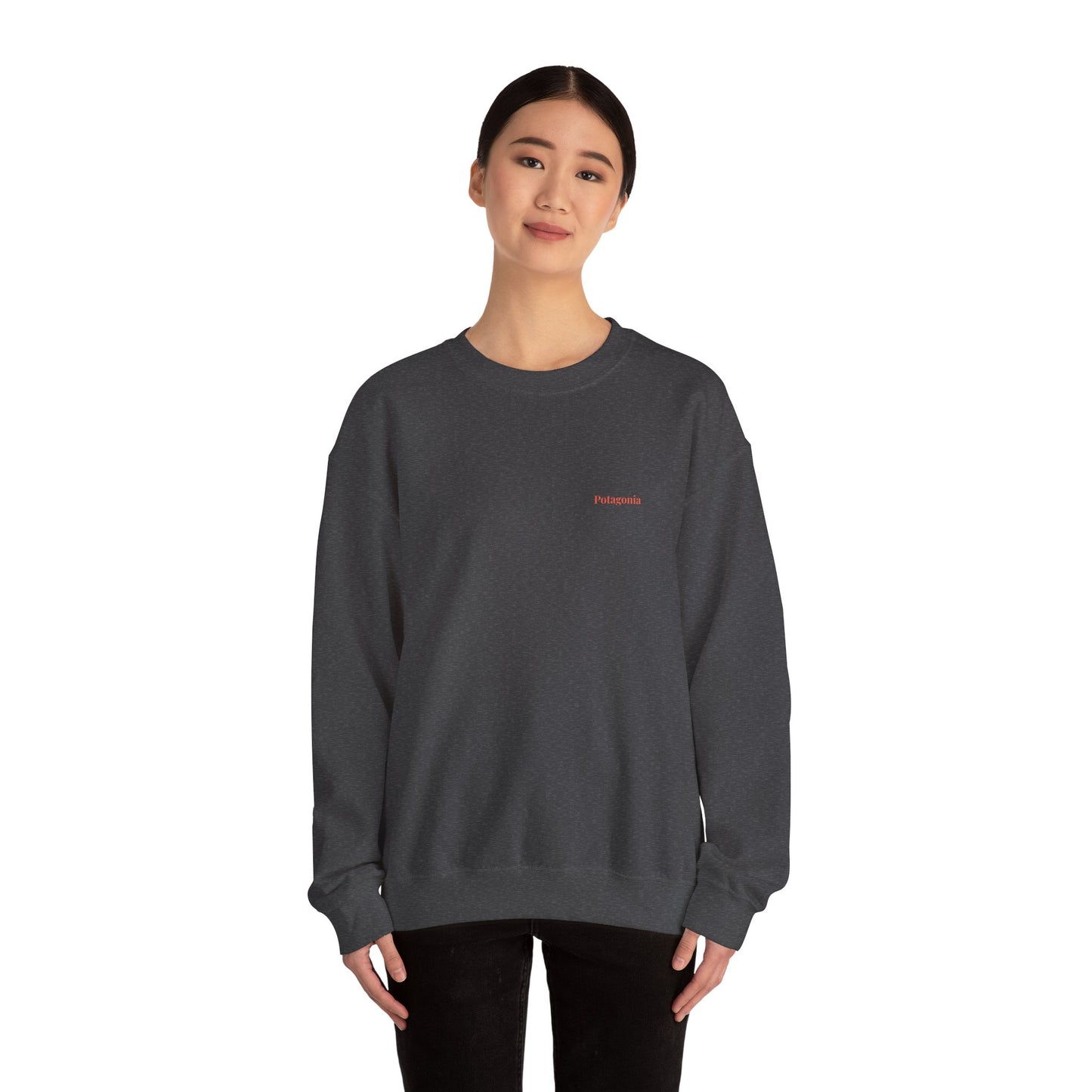 Potagonia Big Ass Campfire Unisex Blazing The Trails  Heavy Blend™ Crewneck Sweatshirt