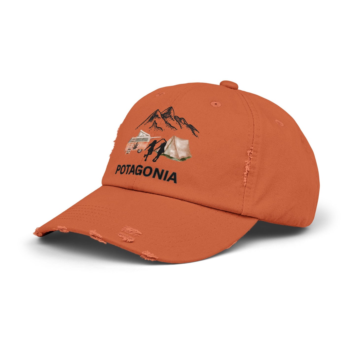 Potagonia GirlTwo Girls Dancing Unisex Distressed Cap