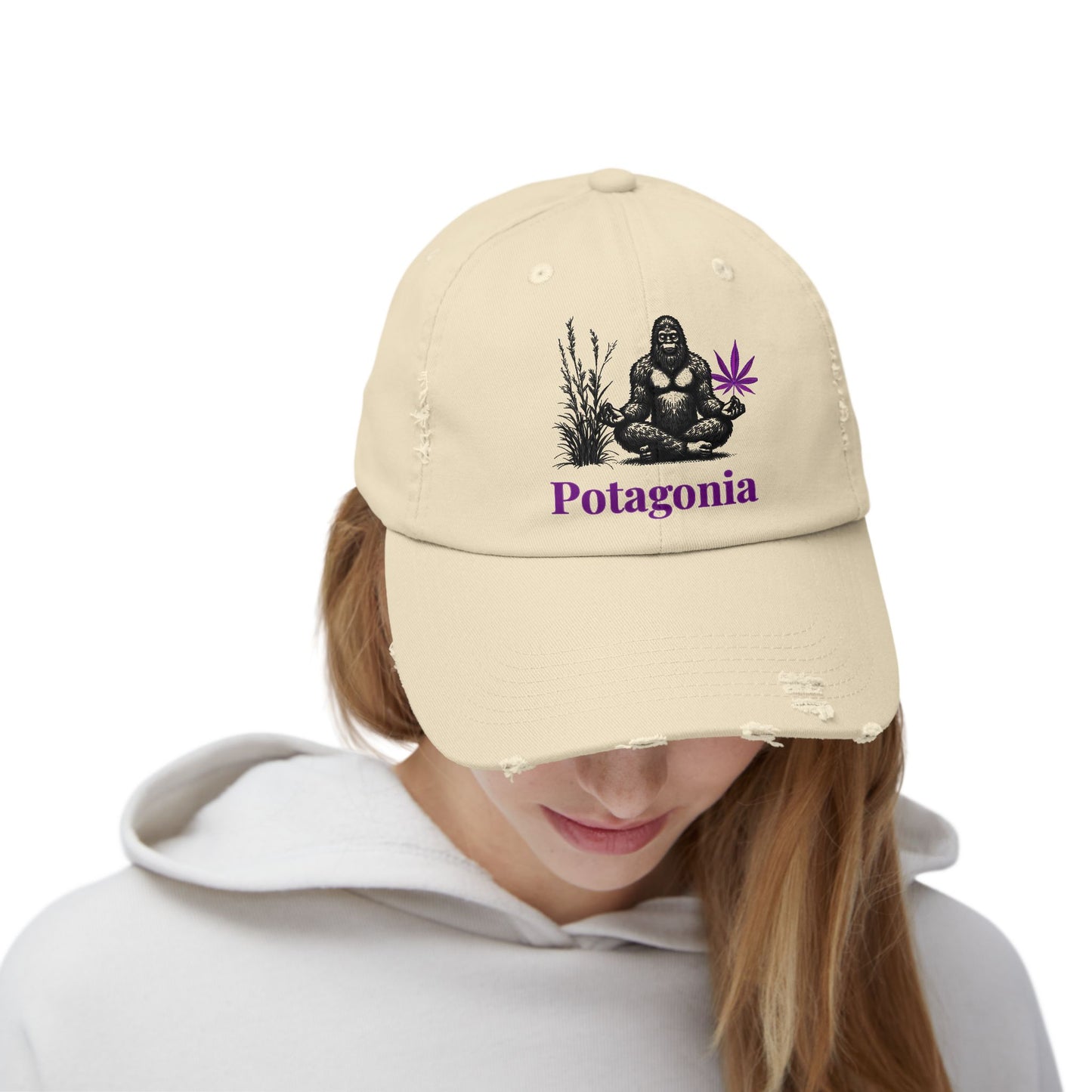 Potagonia GIRL  Meh-Teh Unisex Distressed Cap