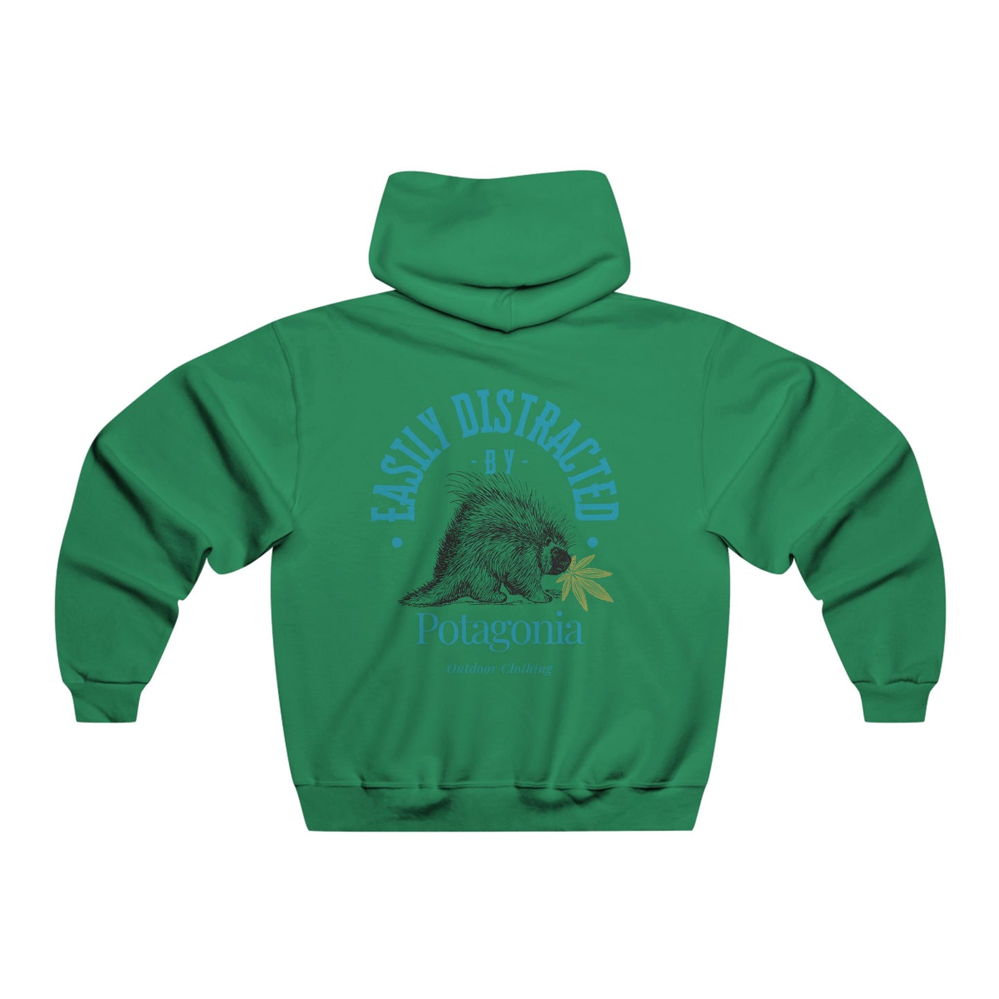 Potagonia Big Ass Campfire Hooded Easily Distracted Porcupine Sweatshirt Men's NUBLEND®