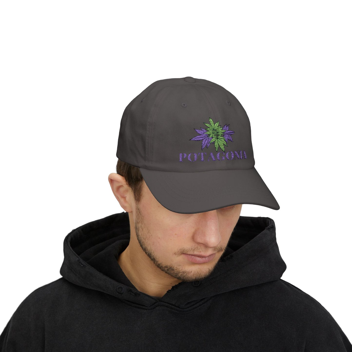 Potagonia Classic Purple Weed Dad Cap