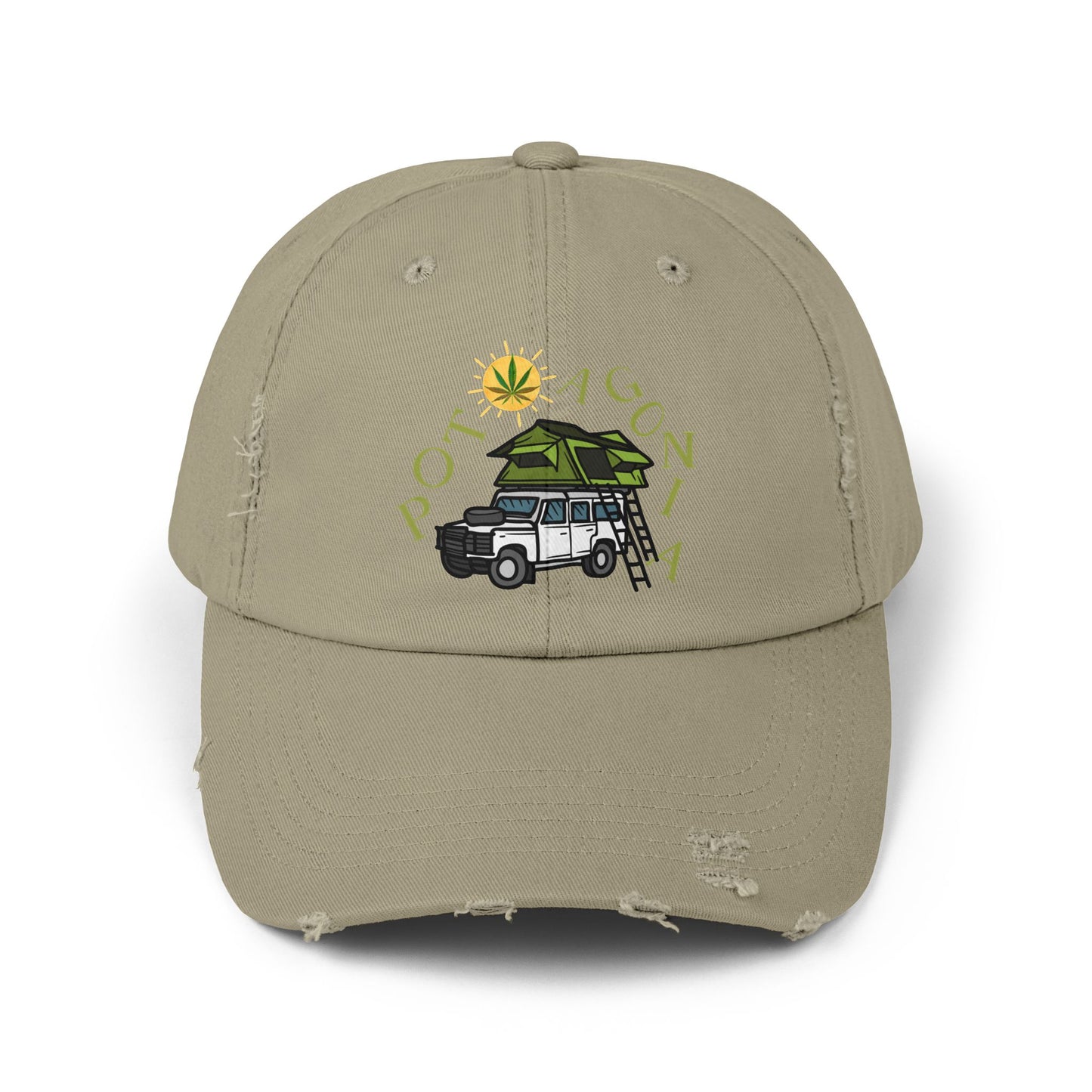 Potagonia Girl Jeep Unisex Distressed Cap
