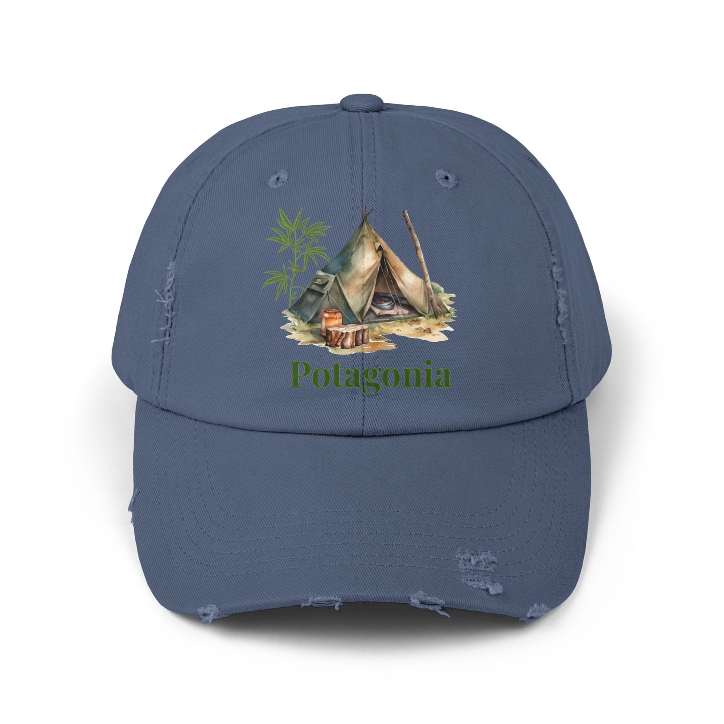 Potagonia Girl tent Unisex Distressed Cap