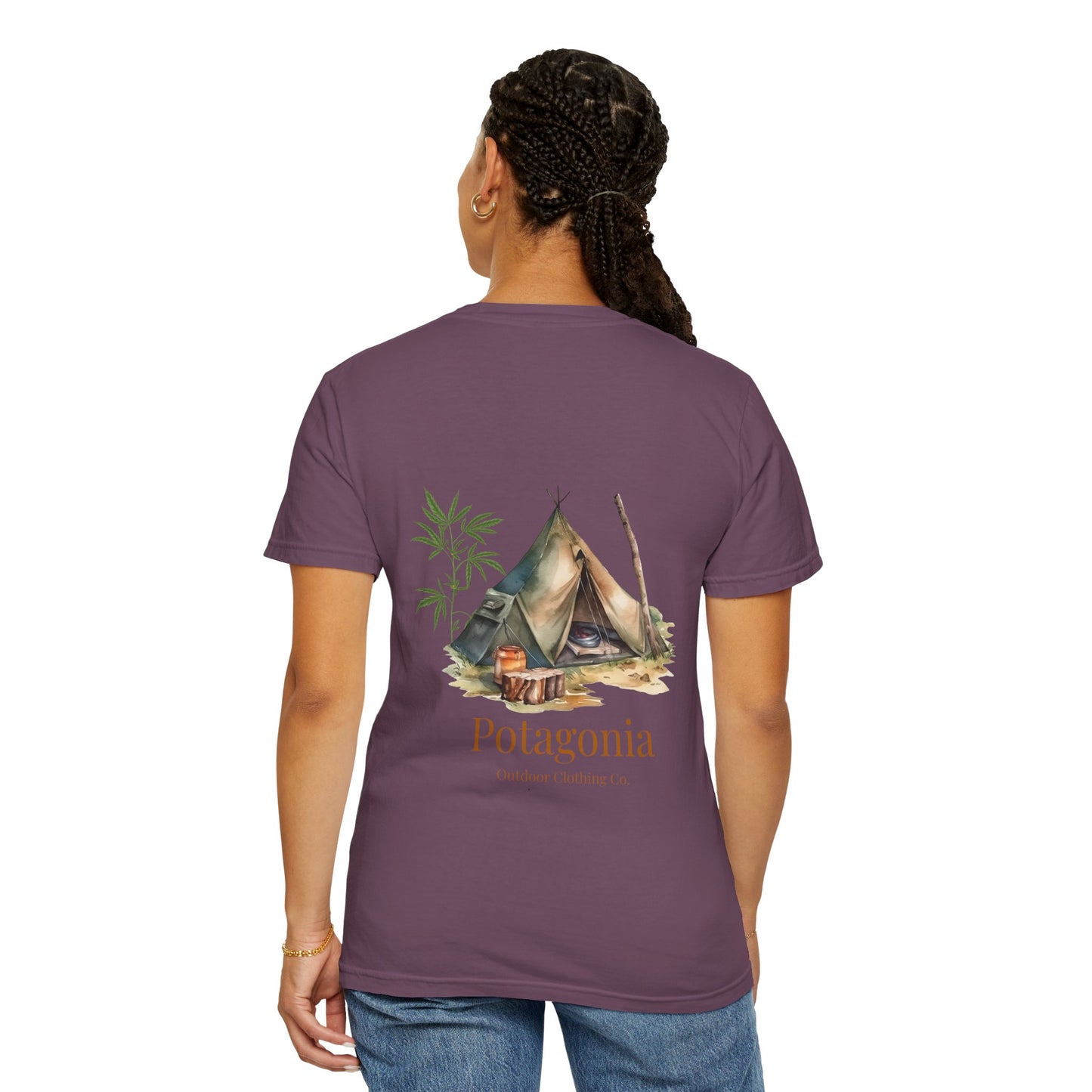 Potagonia Rung-Spun The Tent Cotton Unisex Garment-Dyed T-shirt