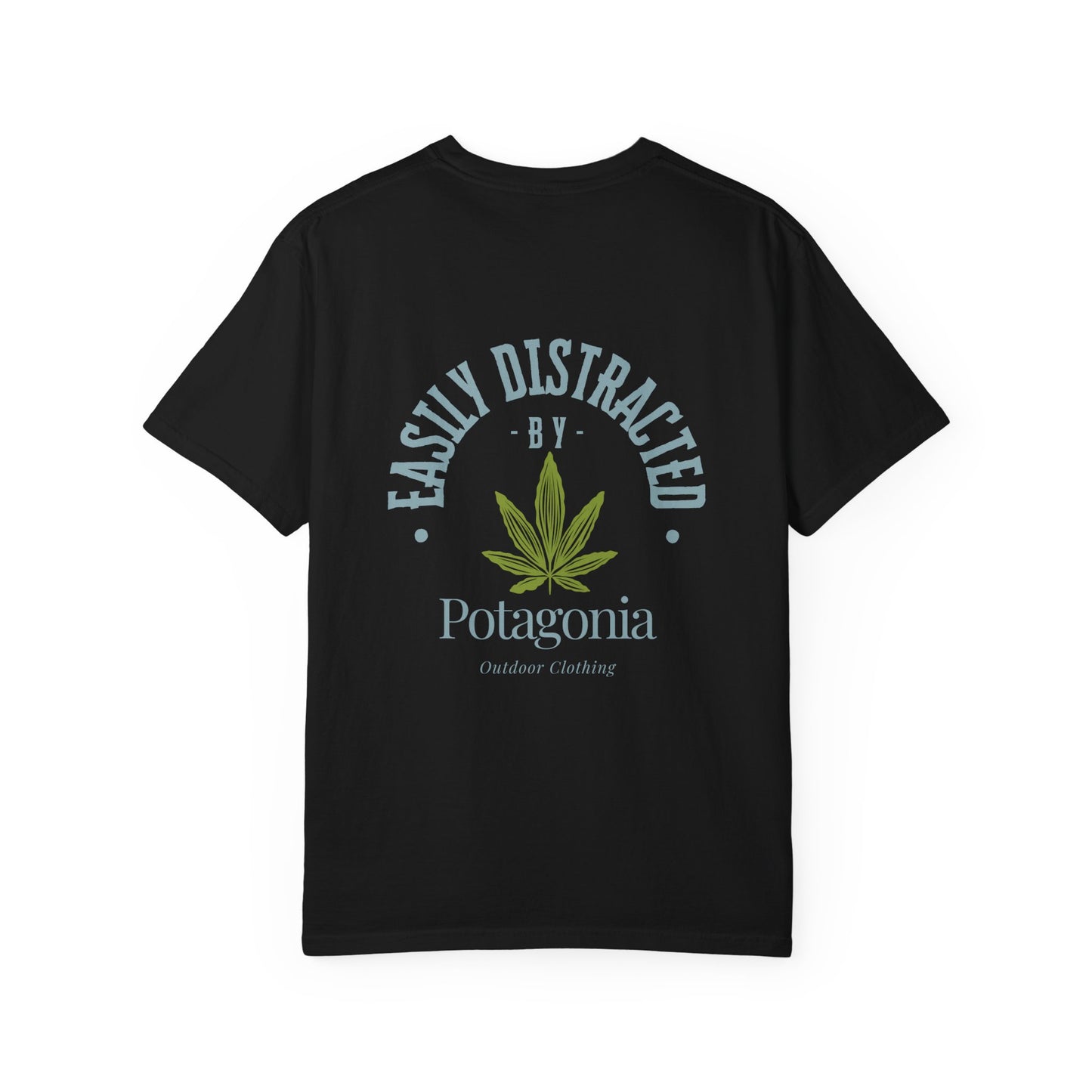 Potagonia Rung-Spun Cotton Easily Distracted Weed Unisex Garment-Dyed T-shirt