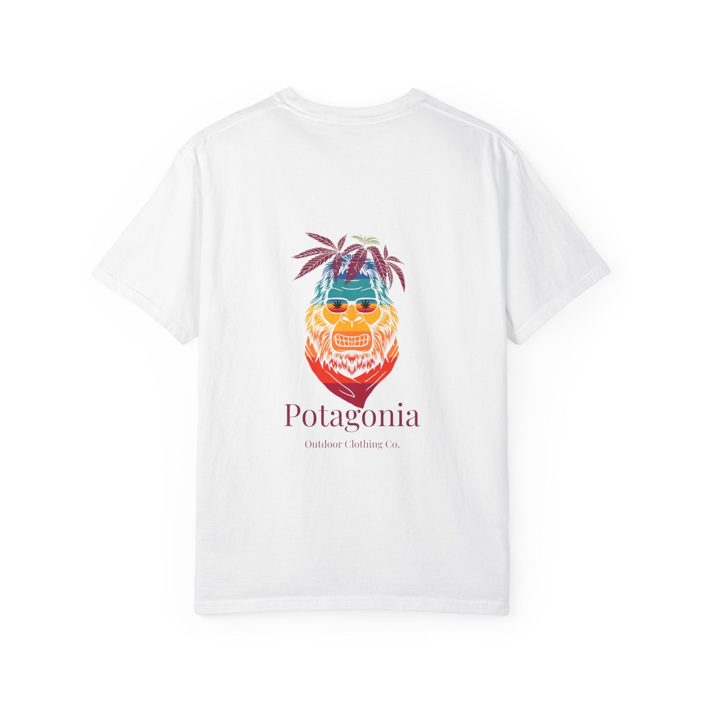 Potagonia Rung-Spun Cotton Ski Meh-Teh Unisex Garment-Dyed T-shirt
