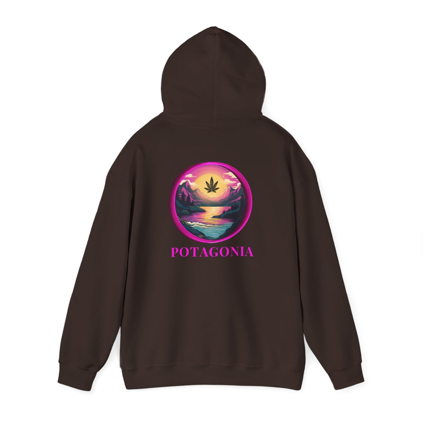 Potagonia Big Ass Campfire Hooded Pink Moon Sweatshirt