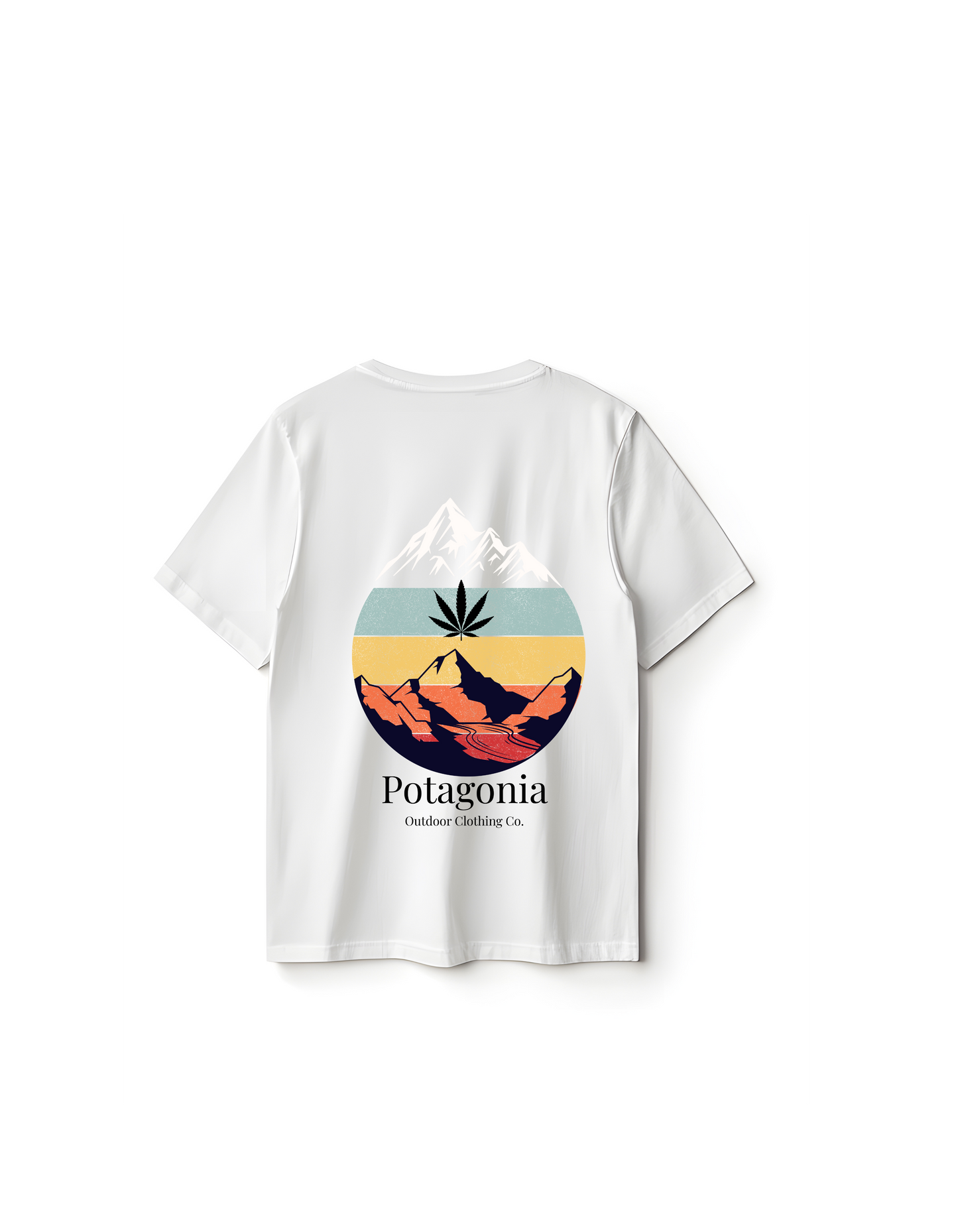 Potagonia Organic Unisex Mountain Top Classic T-Shirt