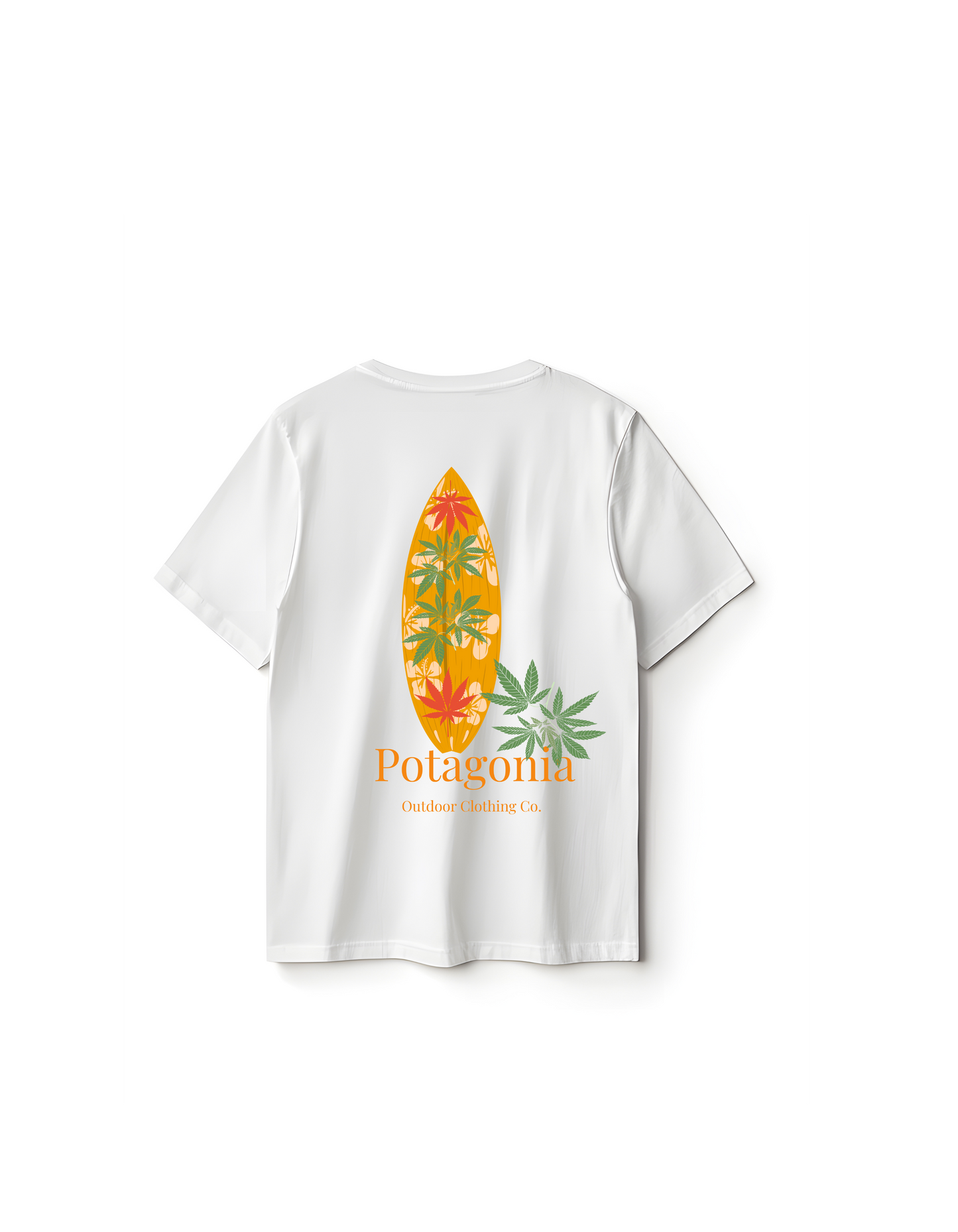 Potagonia Rung-Spun The Drew  Cotten Garment-Dyed T-shirt