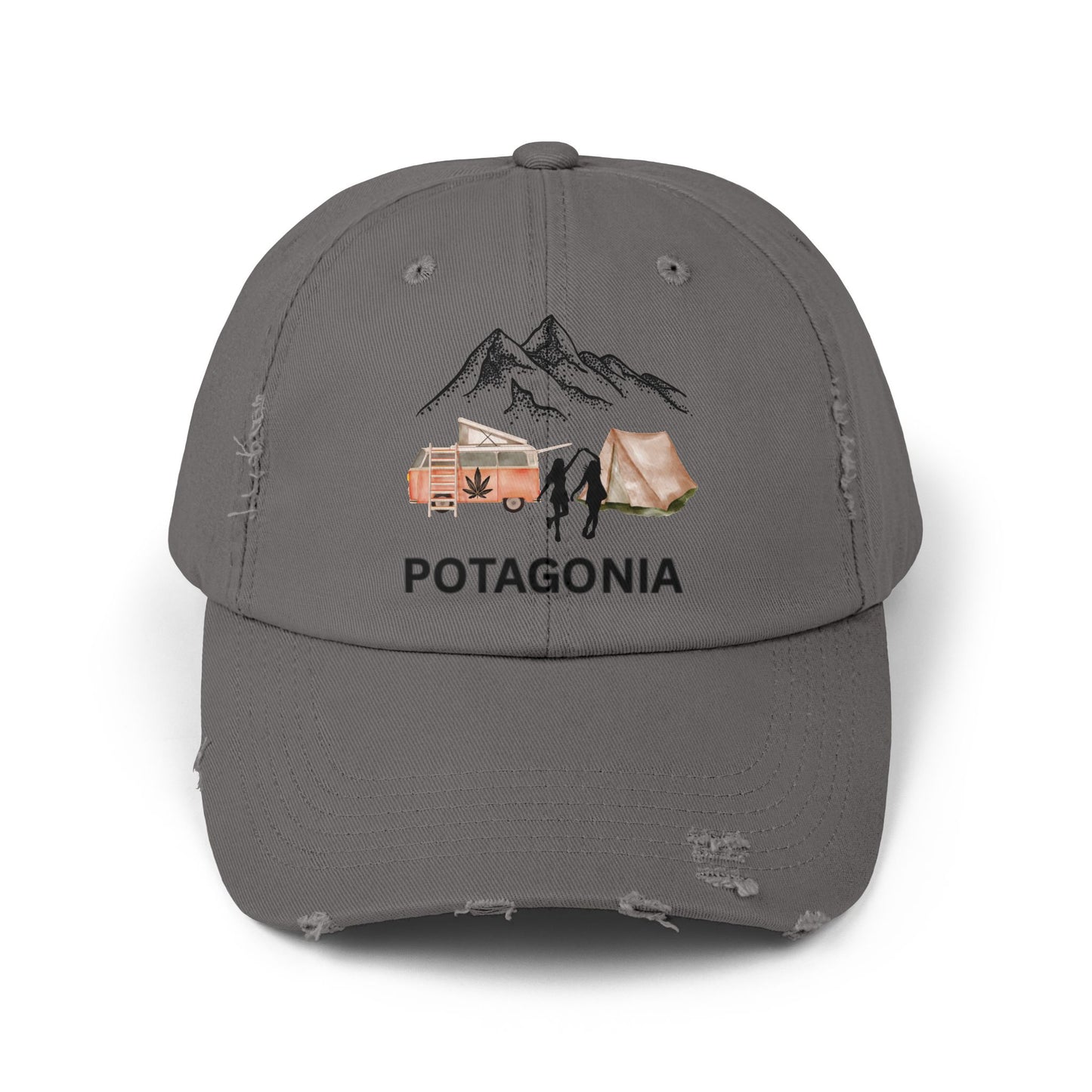 Potagonia GirlTwo Girls Dancing Unisex Distressed Cap