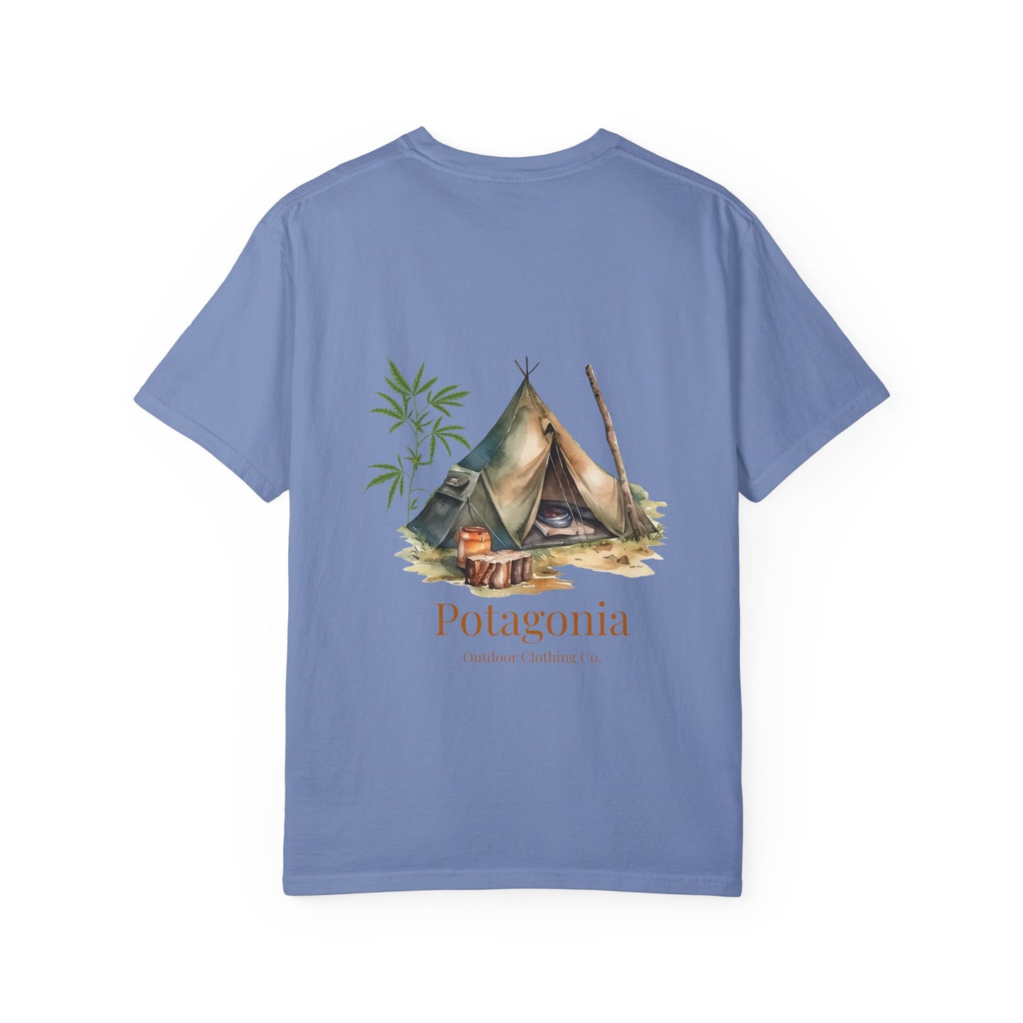 Potagonia Rung-Spun The Tent Cotton Unisex Garment-Dyed T-shirt