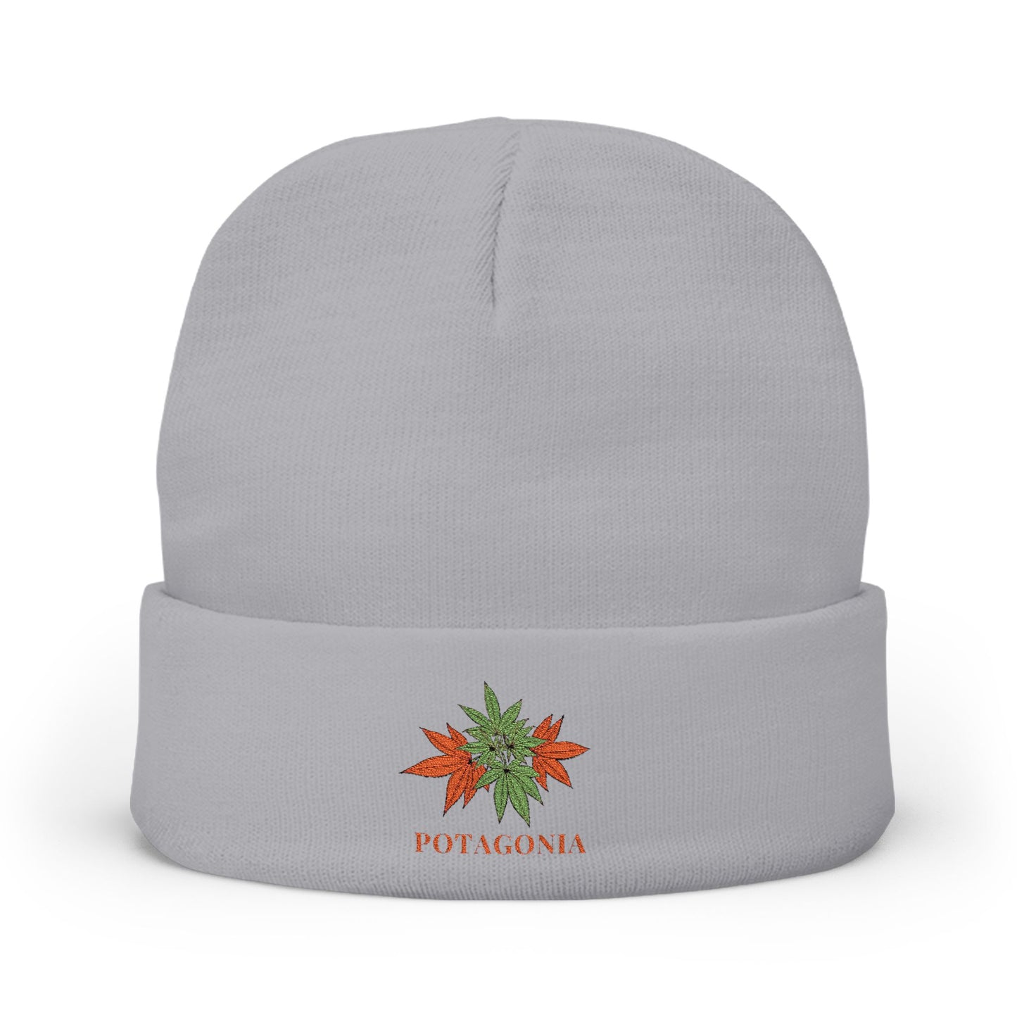 Potagonia Knit Beanie Orange Weed (Embroidery)Knit