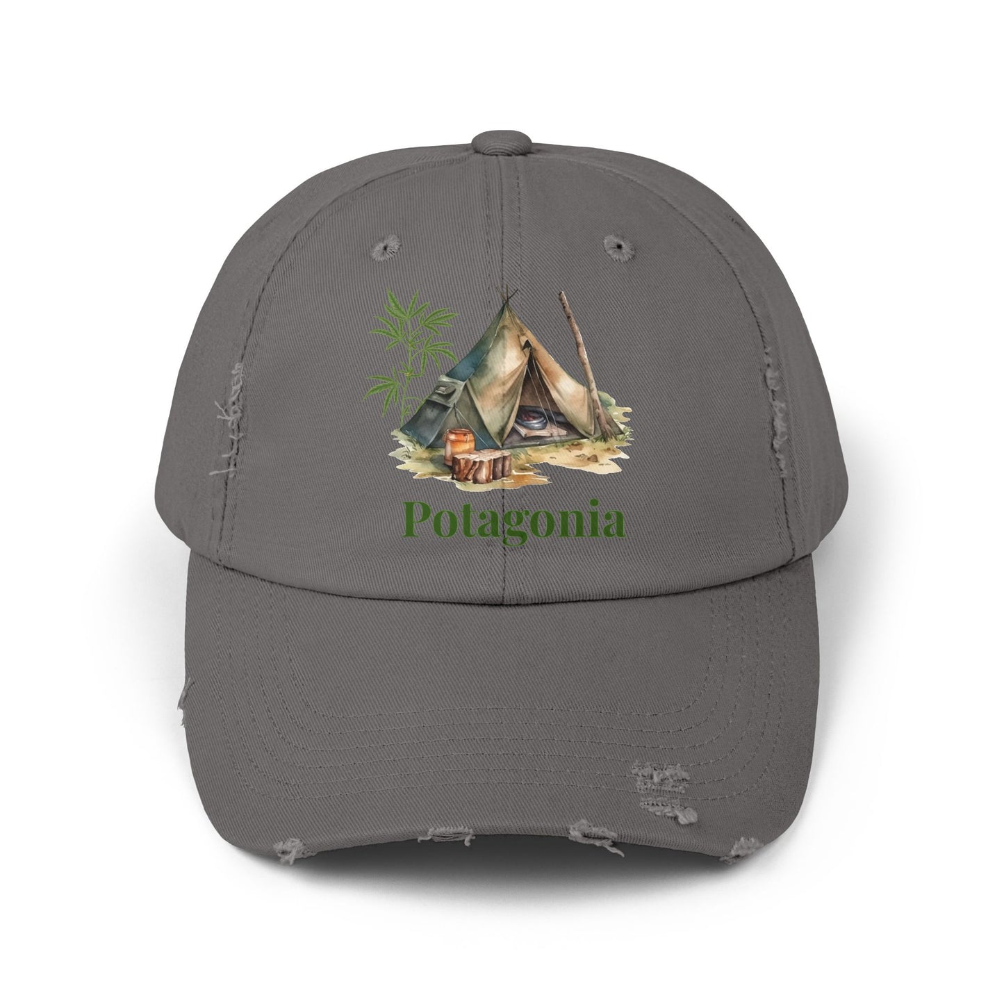 Potagonia Girl tent Unisex Distressed Cap