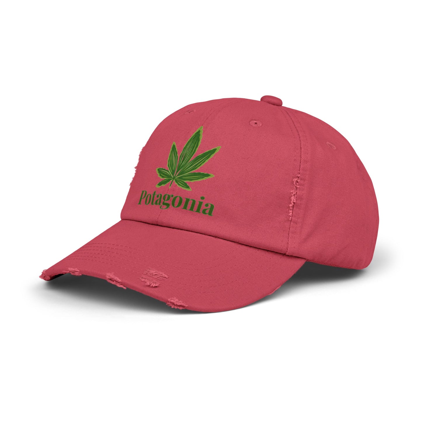 Potagonia GIRL Origional Logo Unisex Distressed Cap