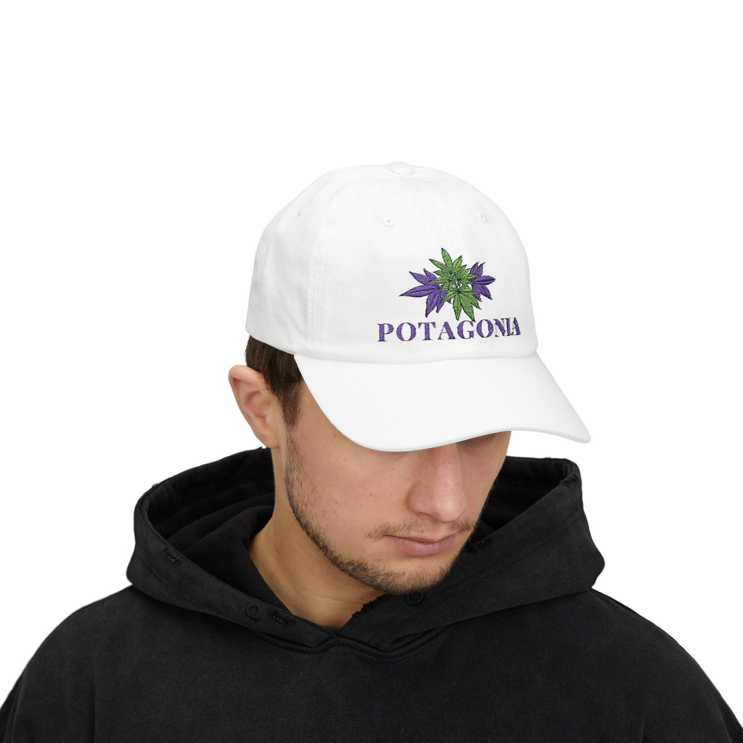 Potagonia Classic Purple Weed Dad Cap