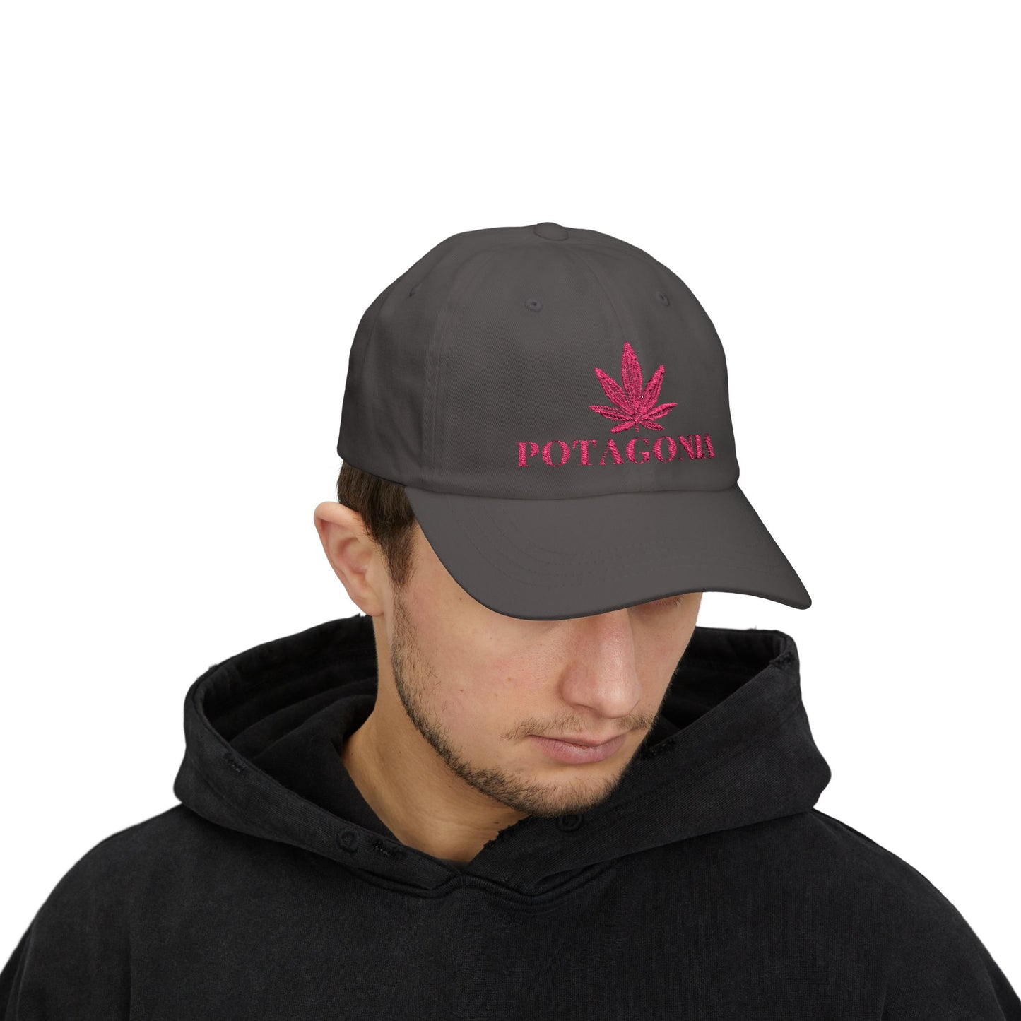 Potagonia Classic Pink Weed Dad Cap