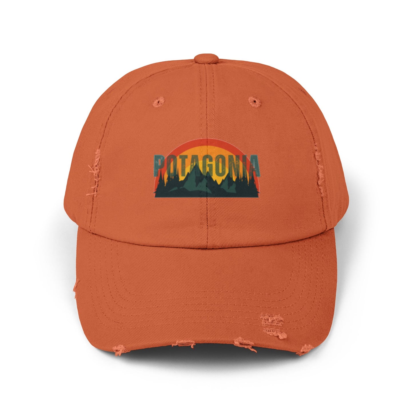Potagonia GIRL Logo Hat Unisex Distressed Cap