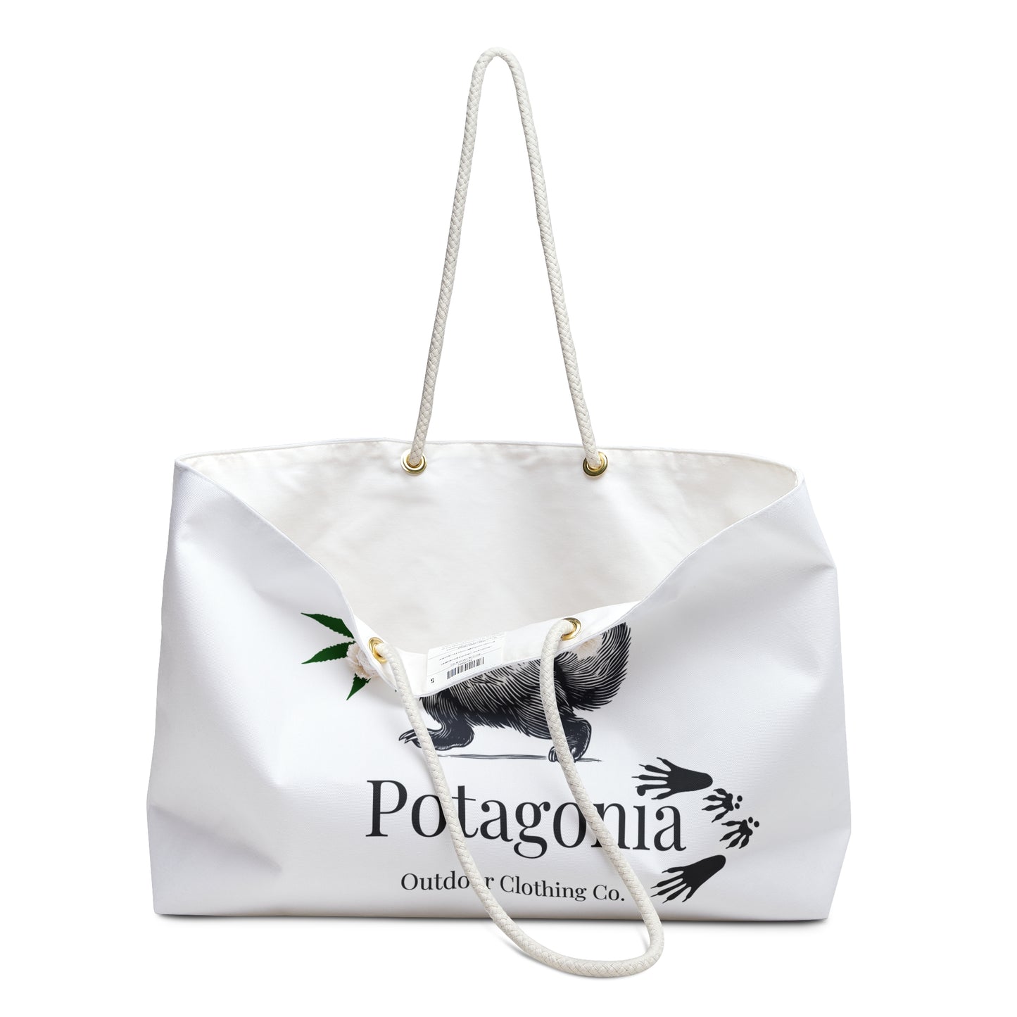 Potagonia Canvas Weekender Badger Bag