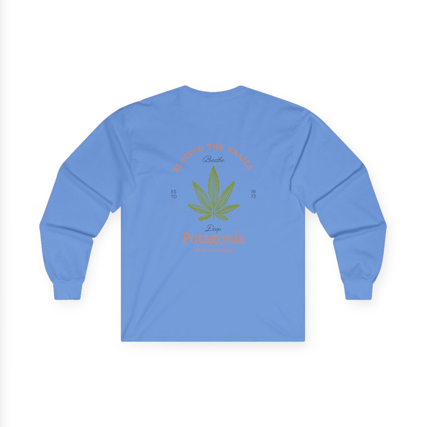 Potagonia Long Sleeve Tee  Blazing The Trails Unisex Ultra Cotton Long Sleeve Tee