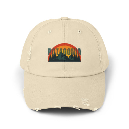 Potagonia GIRL Logo Hat Unisex Distressed Cap