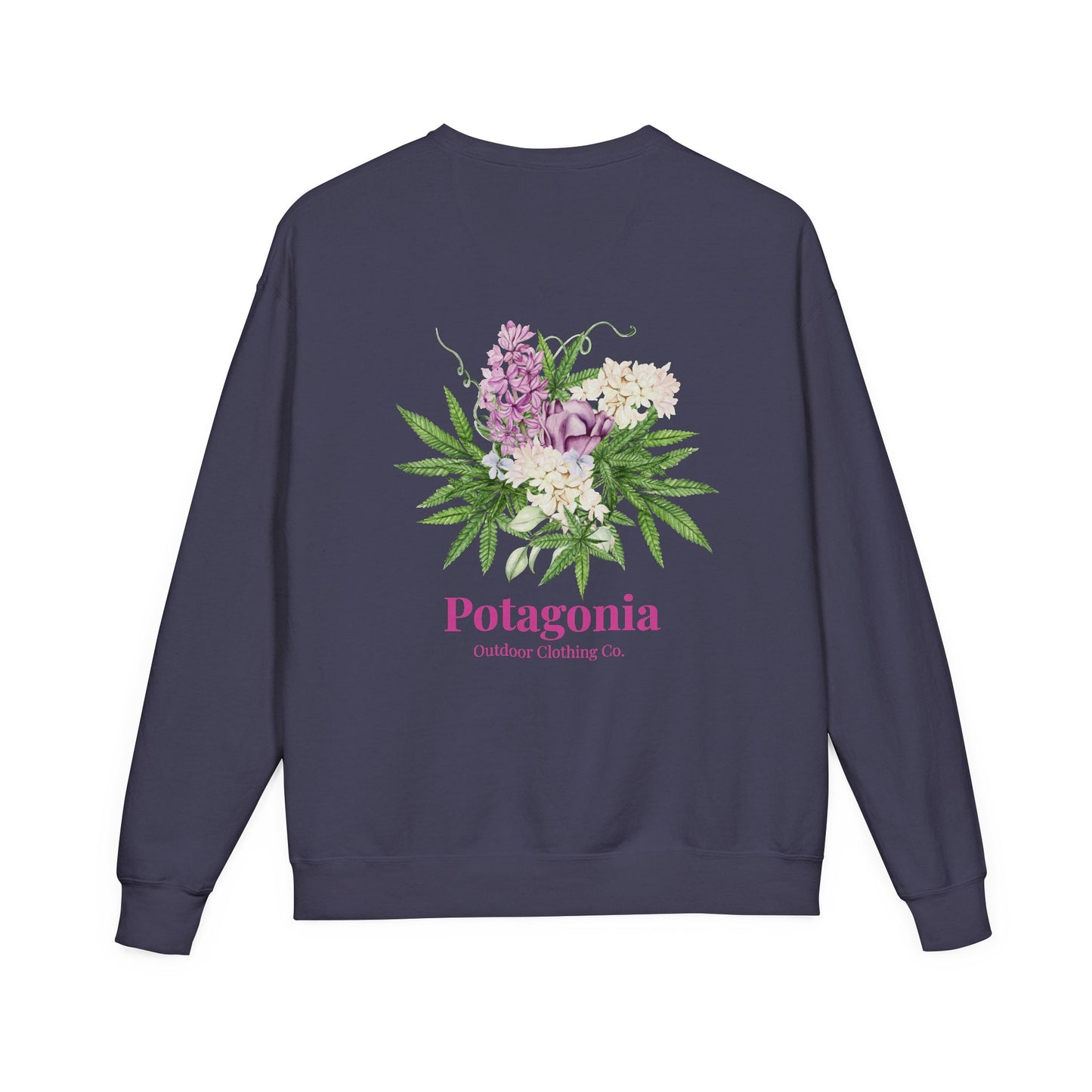 Potagonia Big Ass Sweatshirt Unisex Bouquet of Flowers  ComfortWash® Garment Dyed Crewneck Sweatshirt