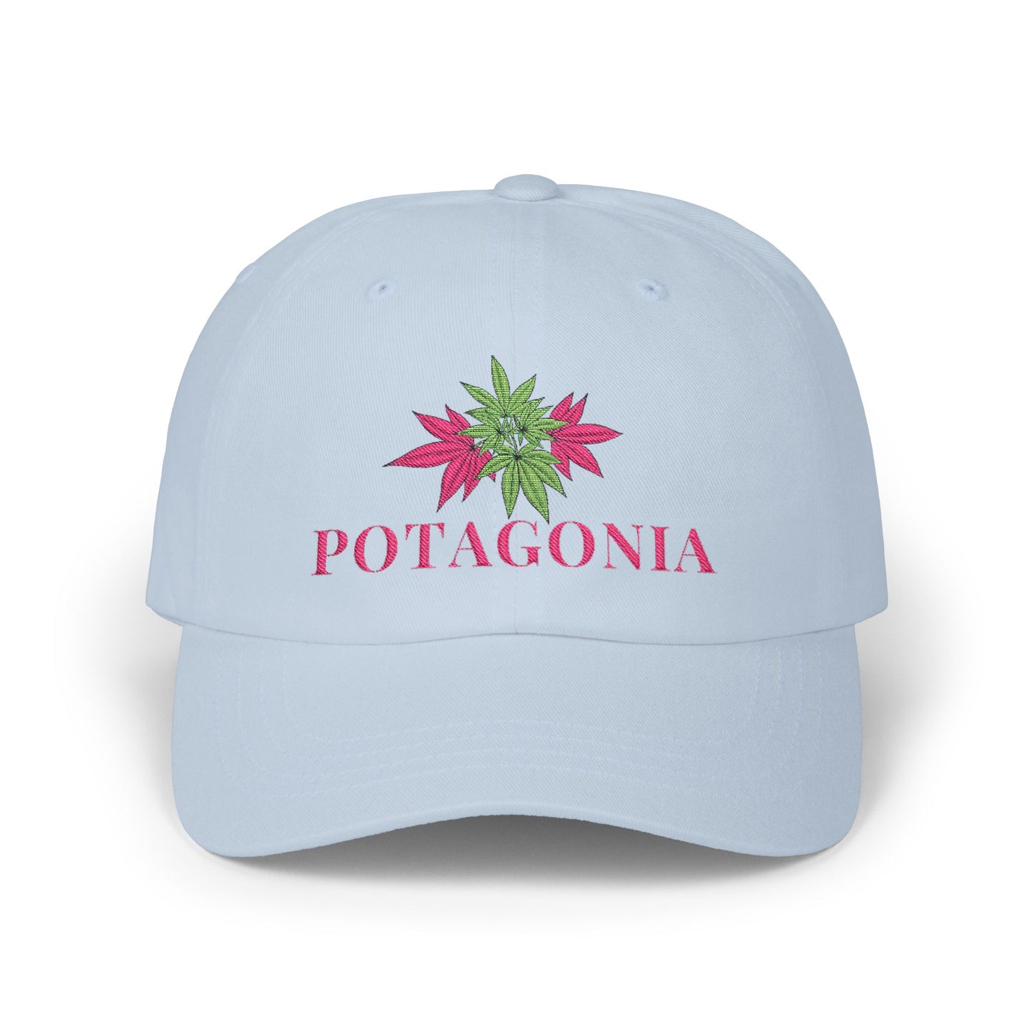 Potagonia Classic Pink Weed Dad Cap