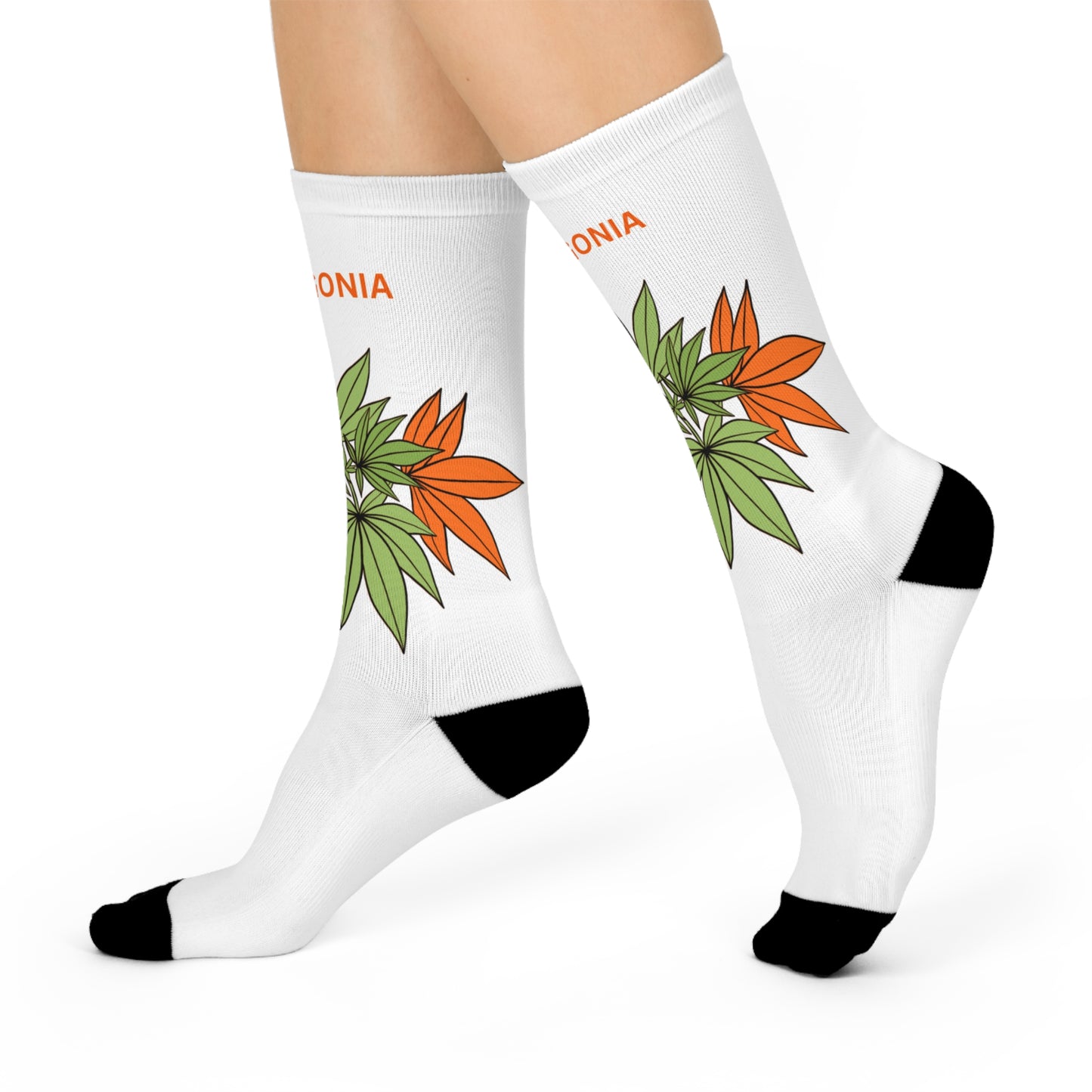 Potagonia Sock Cushioned Weed Orange Crews