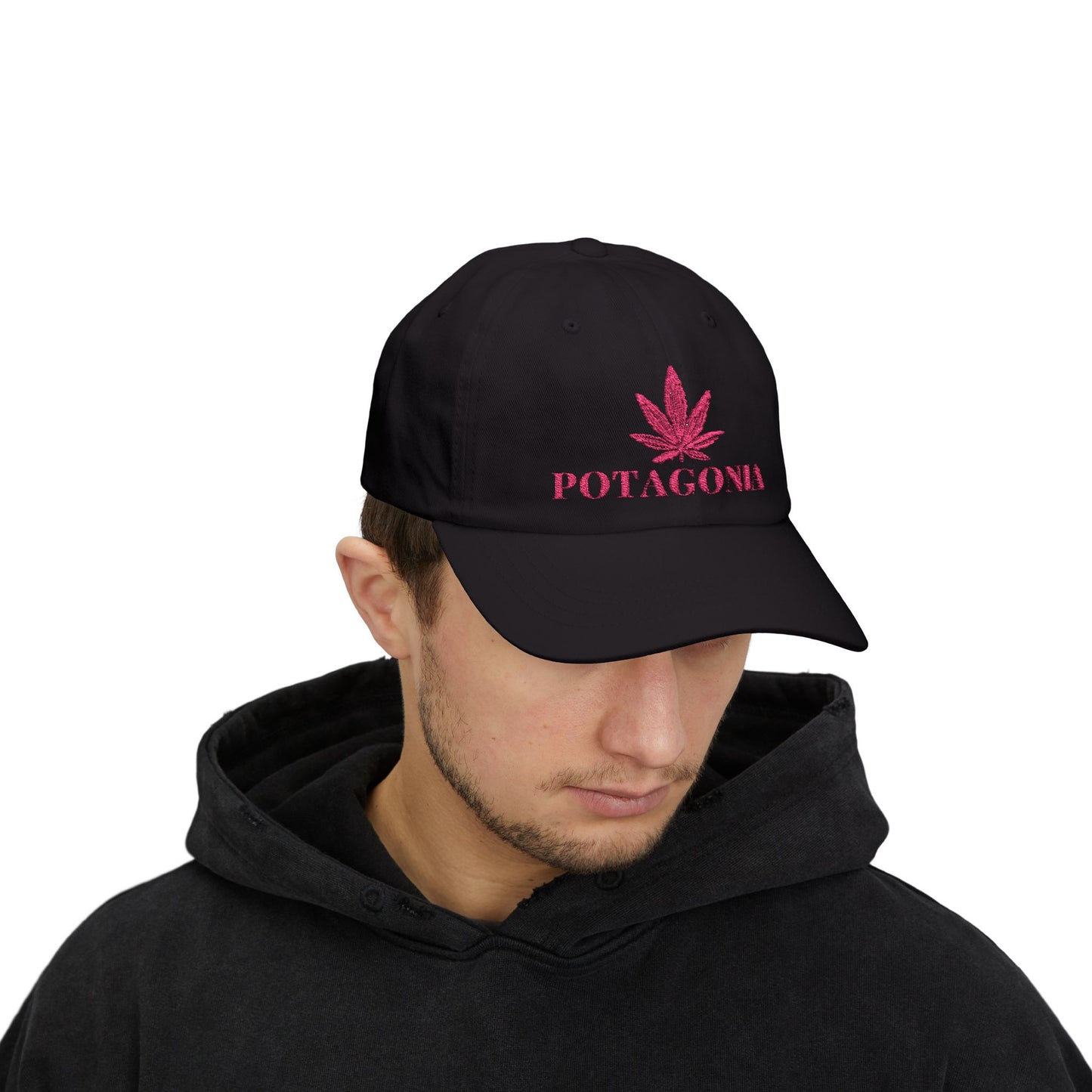 Potagonia Classic Pink Weed Dad Cap