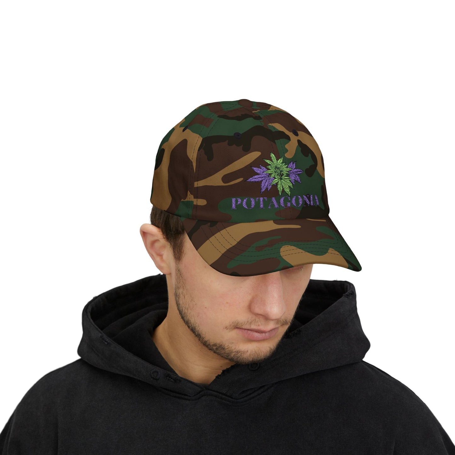Potagonia Classic Purple Weed Dad Cap
