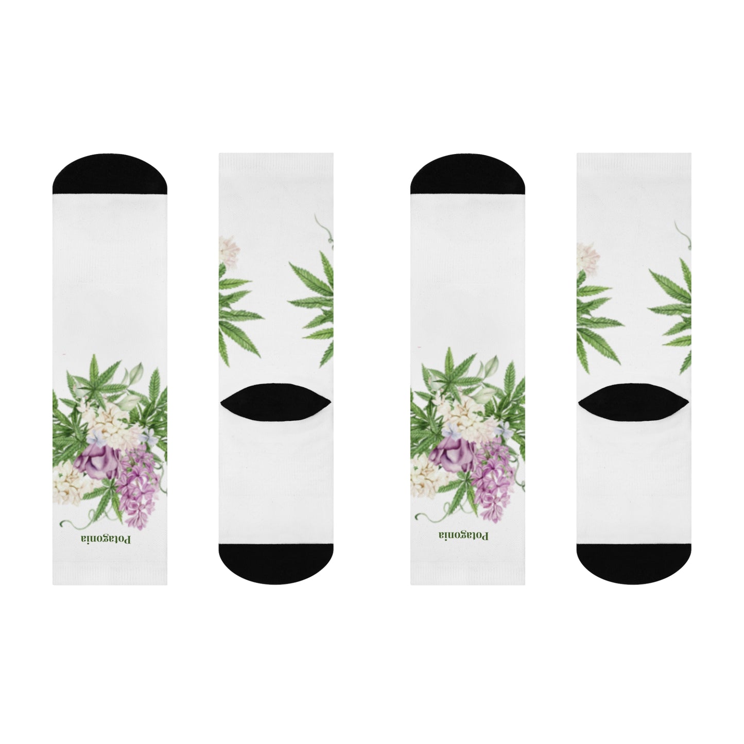 Potagonia Sock Cushioned Weed Bouquet Crews