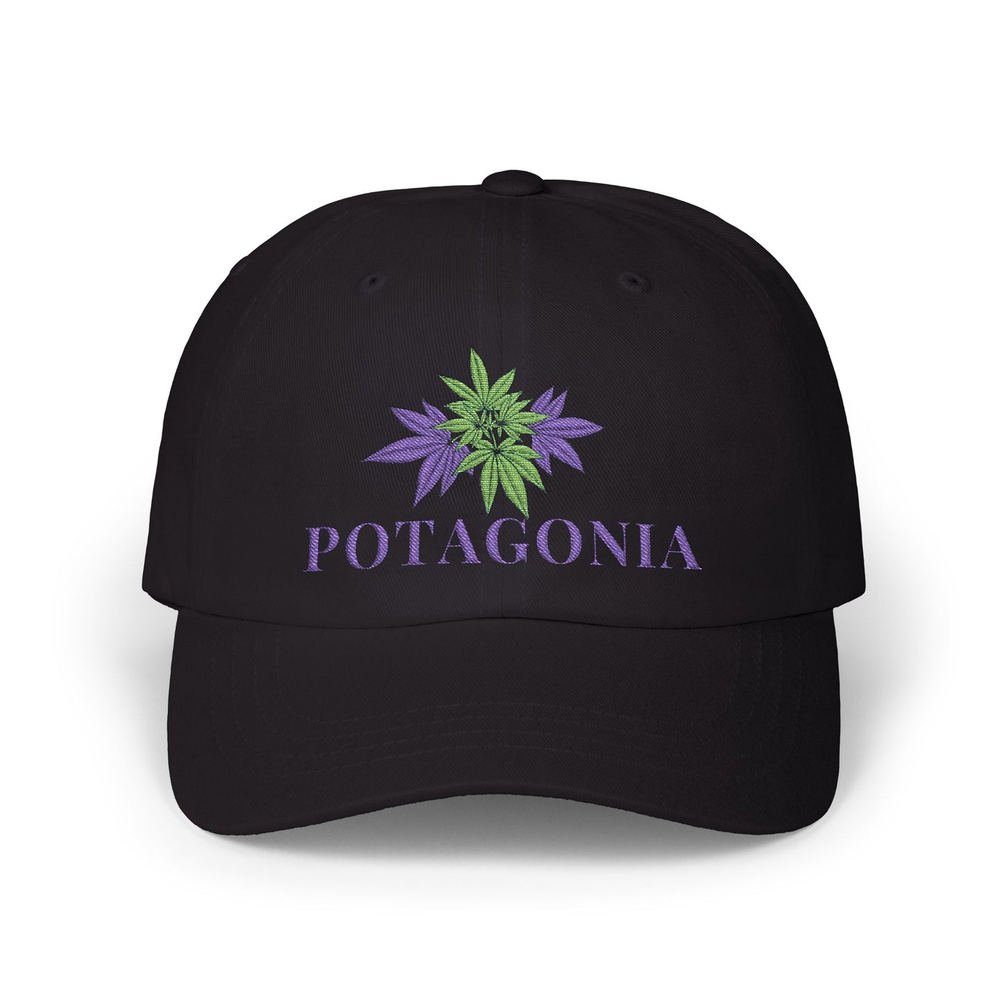 Potagonia Classic Purple Weed Dad Cap