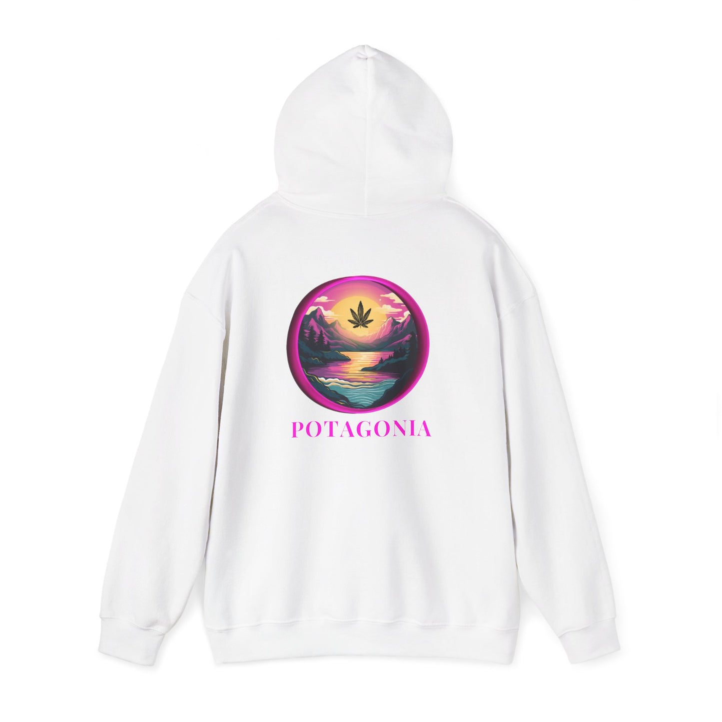 Potagonia Big Ass Campfire Hooded Pink Moon Sweatshirt