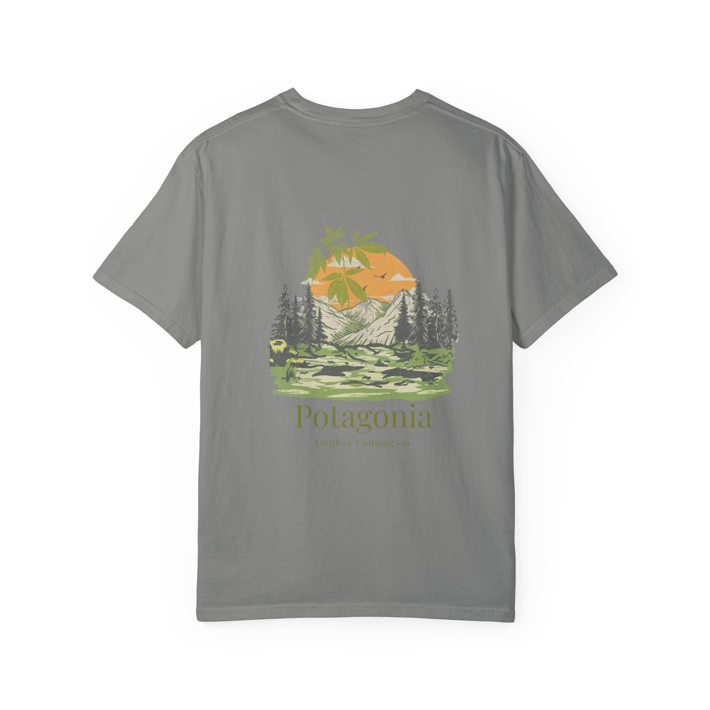 Potagonia Rung Spun Camo Unisex Garment-Dyed T-shirt