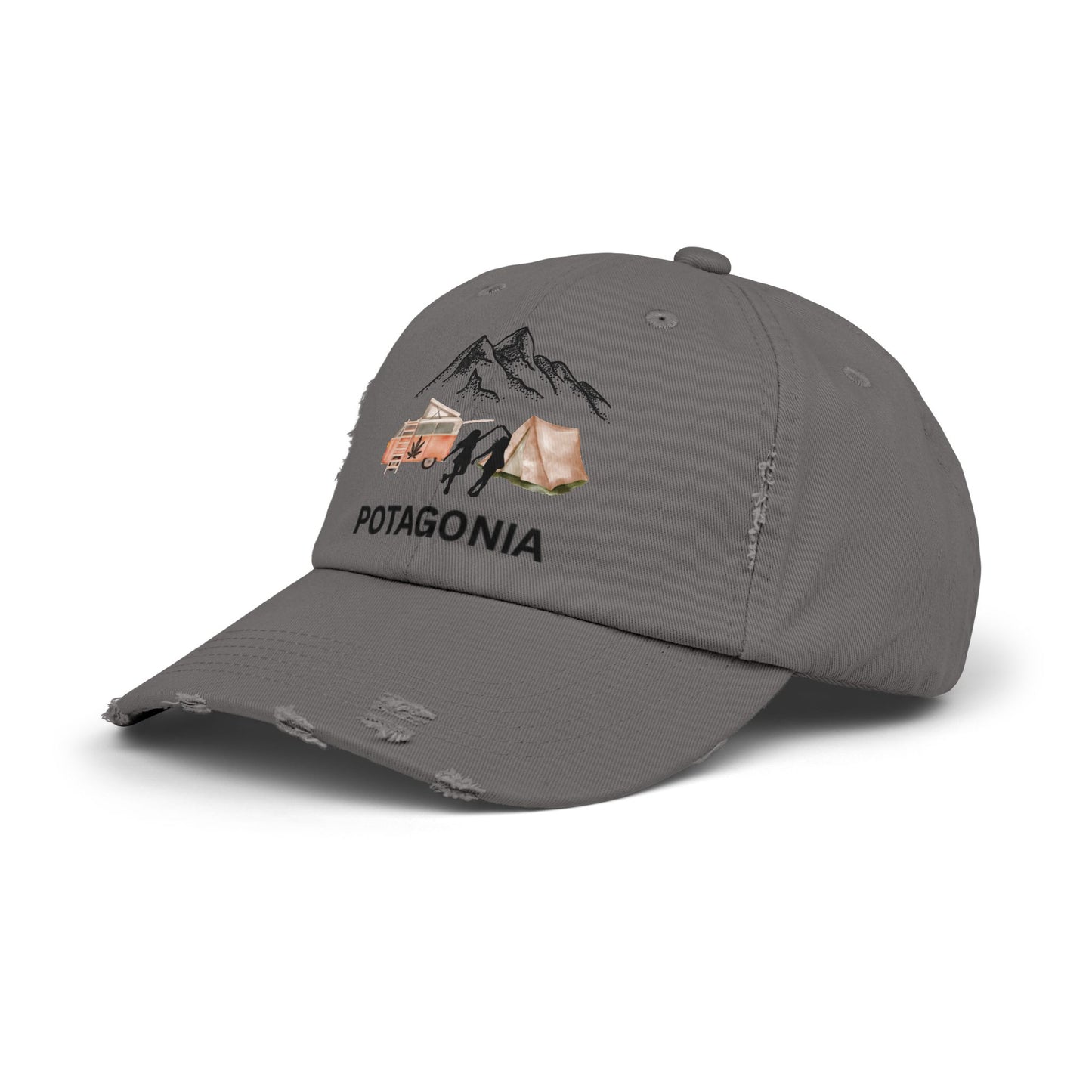 Potagonia GirlTwo Girls Dancing Unisex Distressed Cap