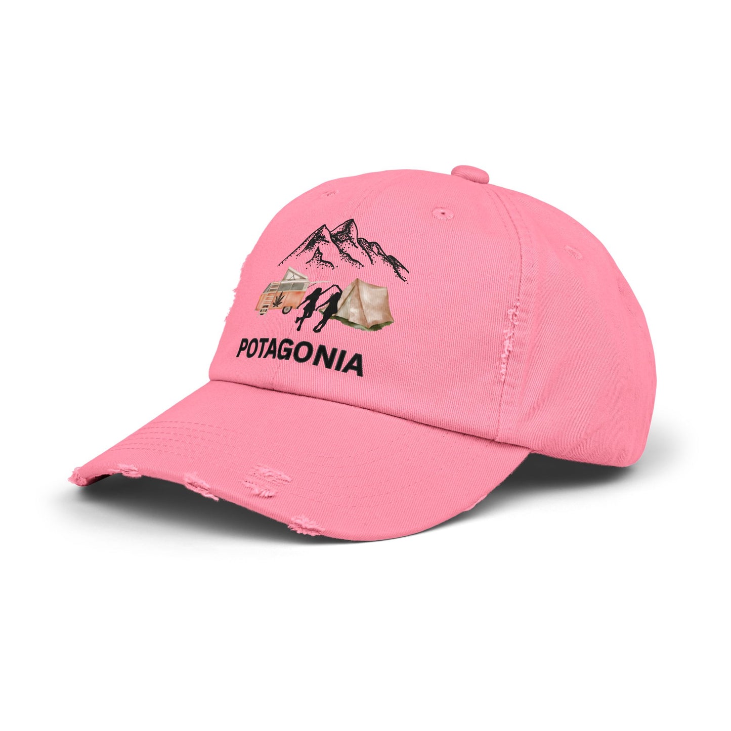 Potagonia GirlTwo Girls Dancing Unisex Distressed Cap