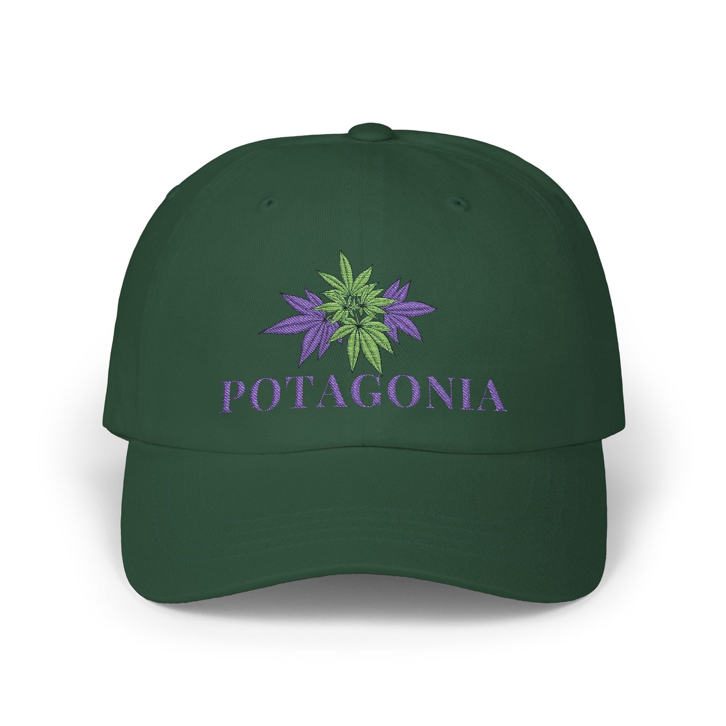 Potagonia Classic Purple Weed Dad Cap